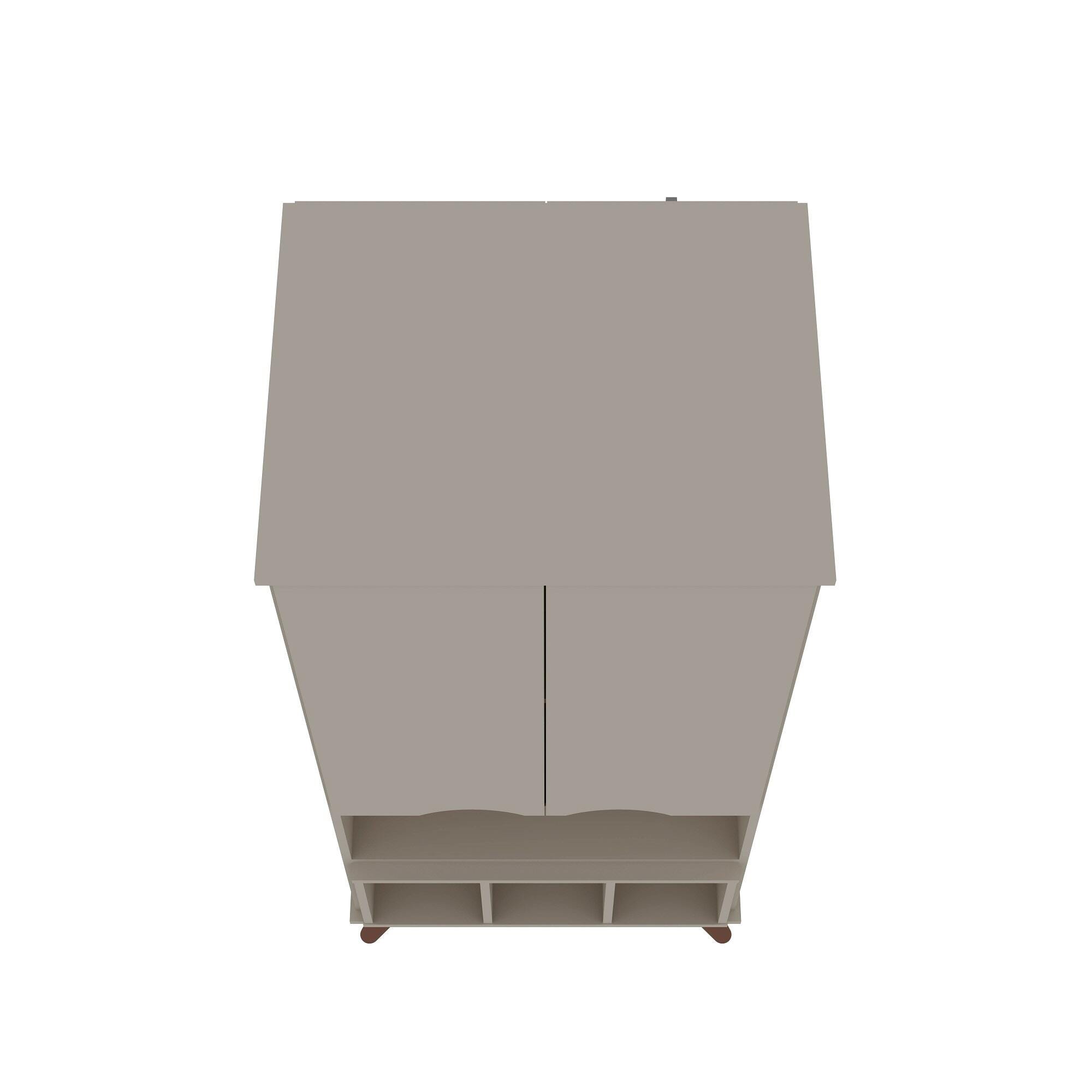 Manhattan Comfort Hampton 27" 6 Shelves Accent Cabinet, , large