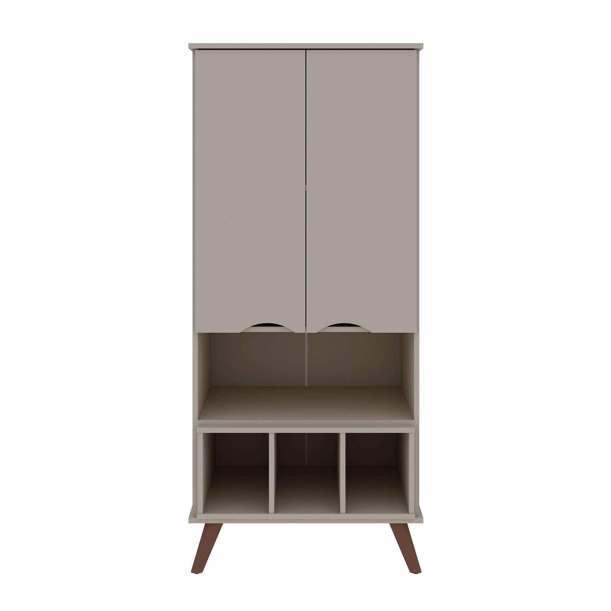 Manhattan Comfort Hampton 27" 6 Shelves Accent Cabinet, , large