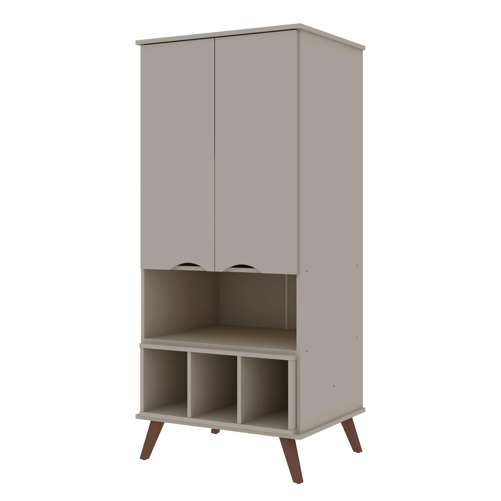 Manhattan Comfort Hampton 27" 6 Shelves Accent Cabinet, , large