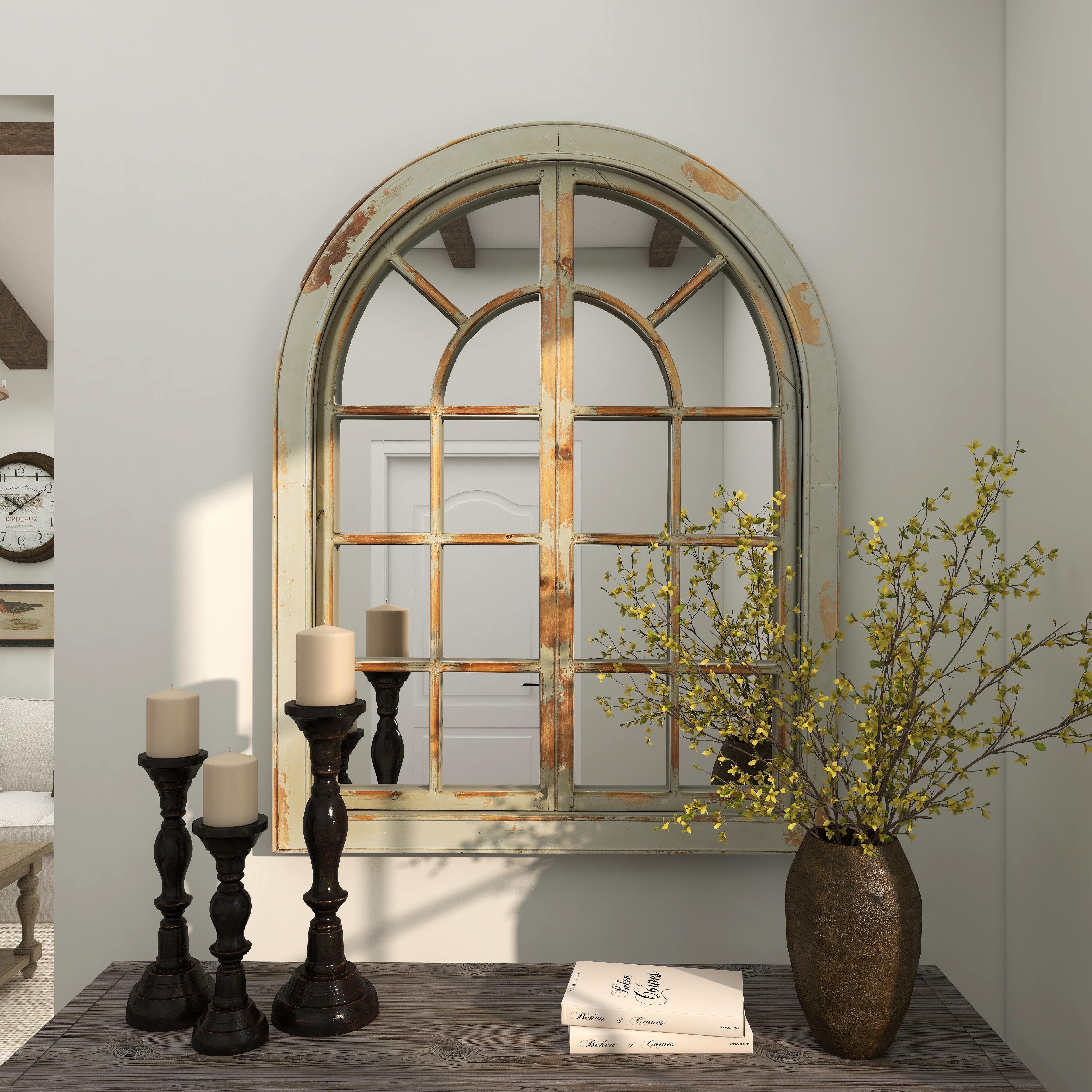 Bayberry Lane Geometric Wall Mirror, , large