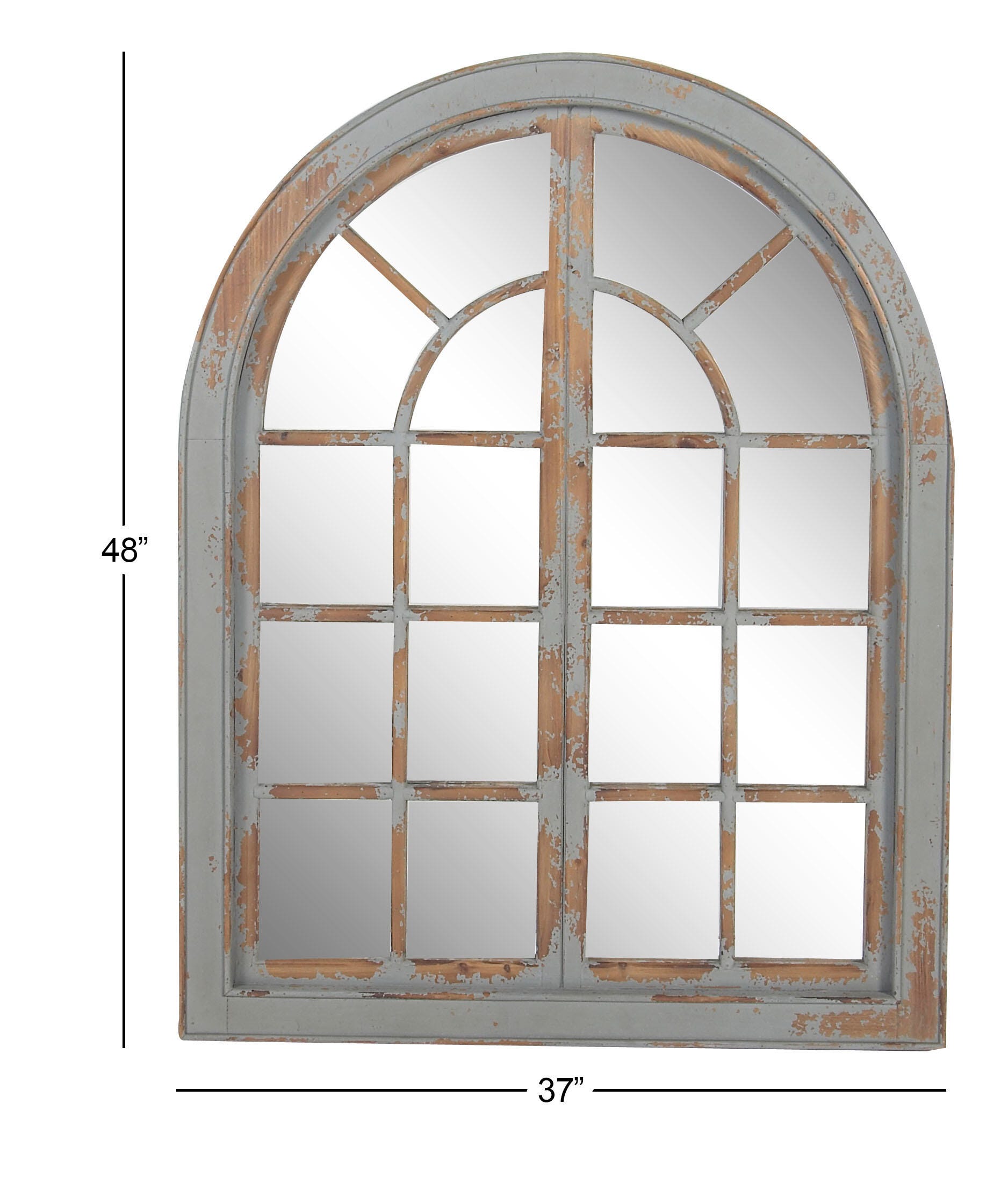 Bayberry Lane Geometric Wall Mirror, , large
