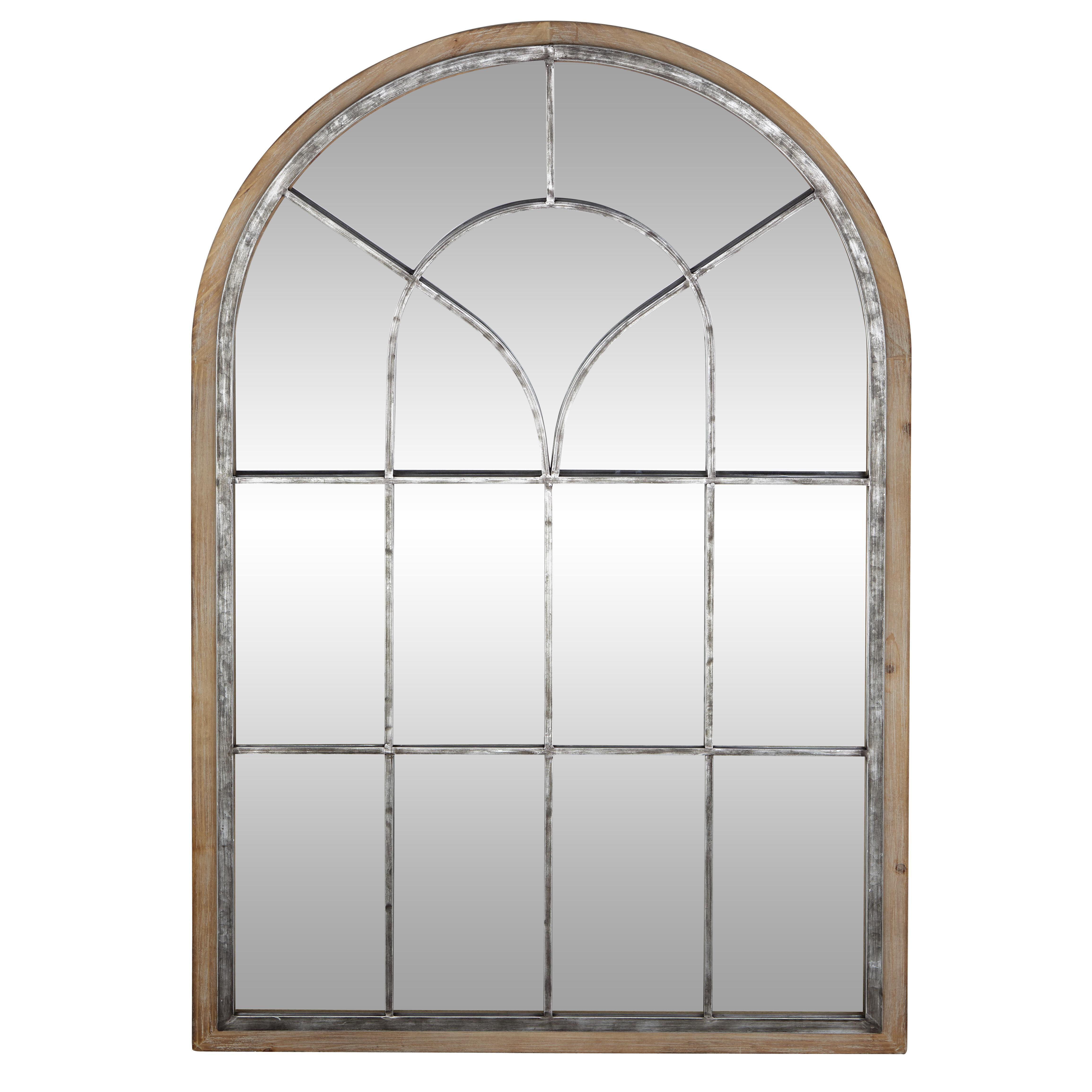 Bayberry Lane Window Pane Wall Mirror, , large