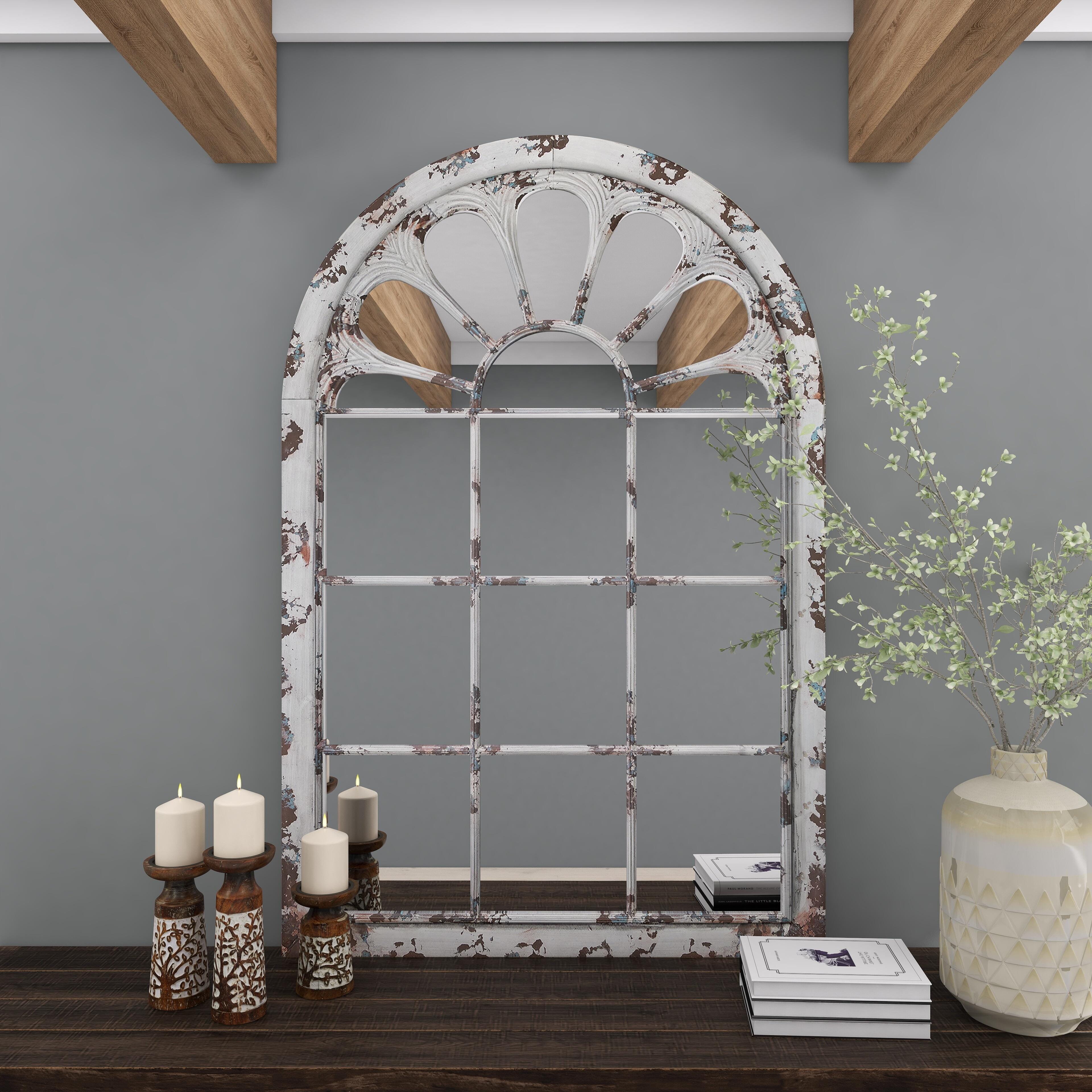 Bayberry Lane Arched Top Wall Mirror, , large