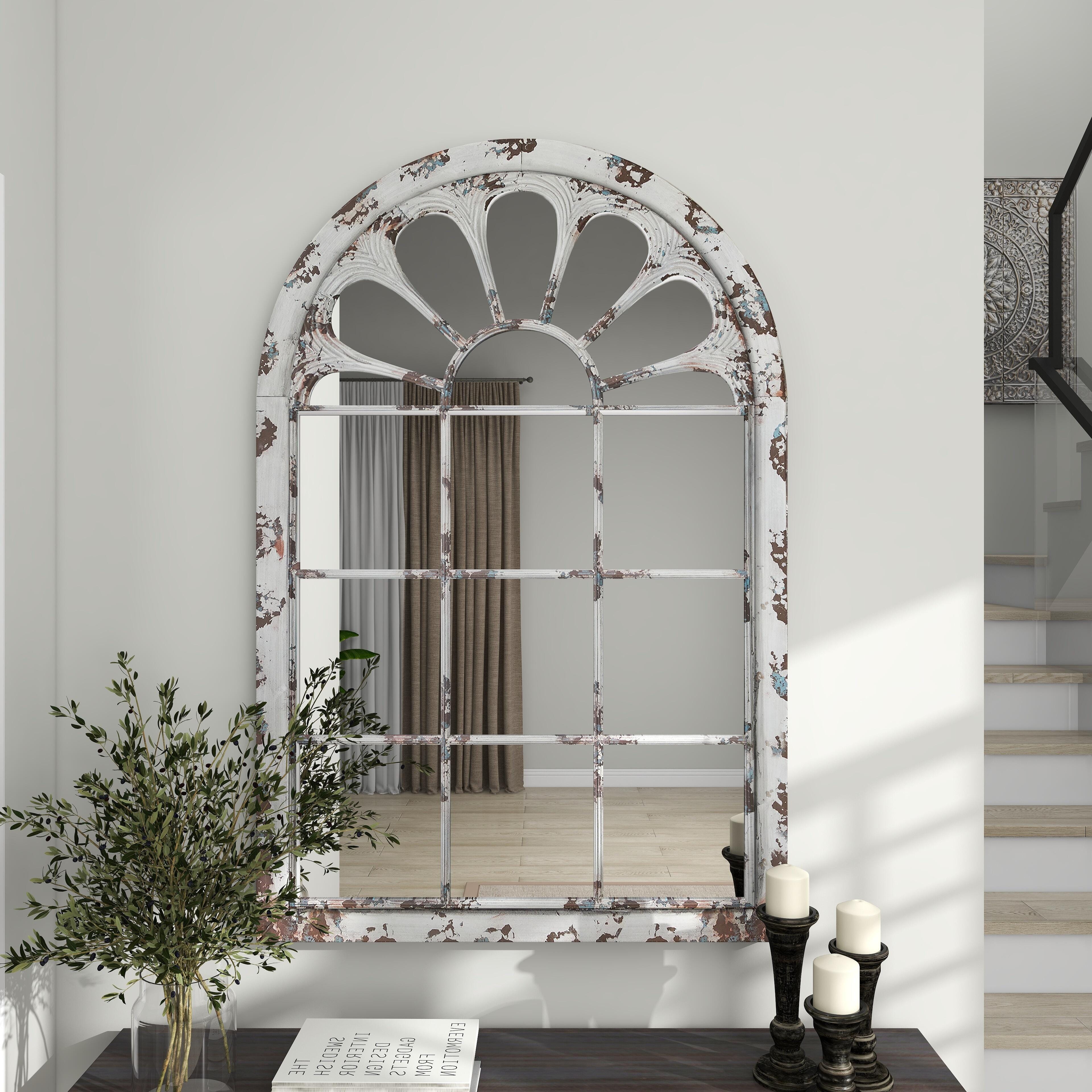 Bayberry Lane Arched Top Wall Mirror, , large