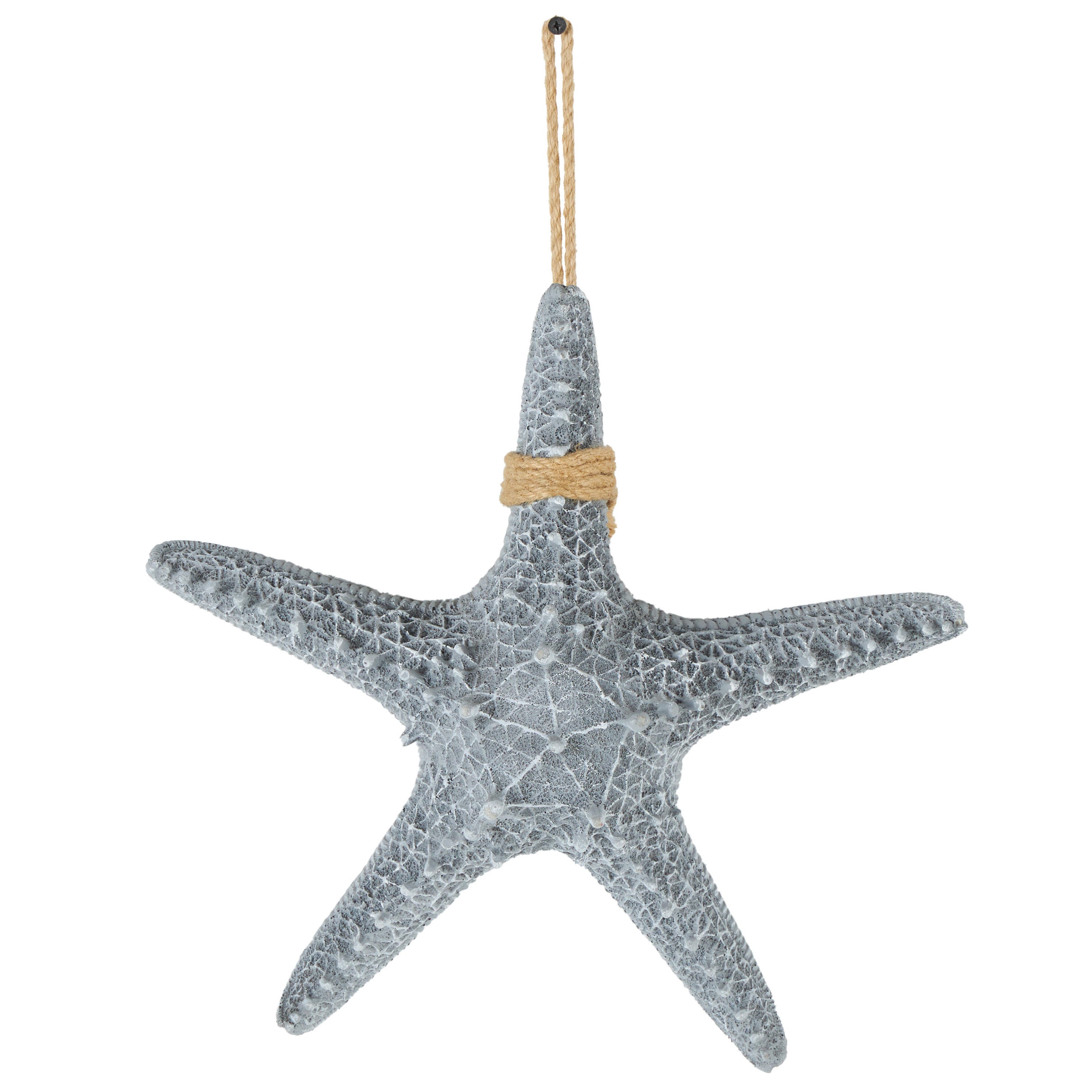 Bayberry Lane Starfish Home Wall Decor With Hanging Rope, , large