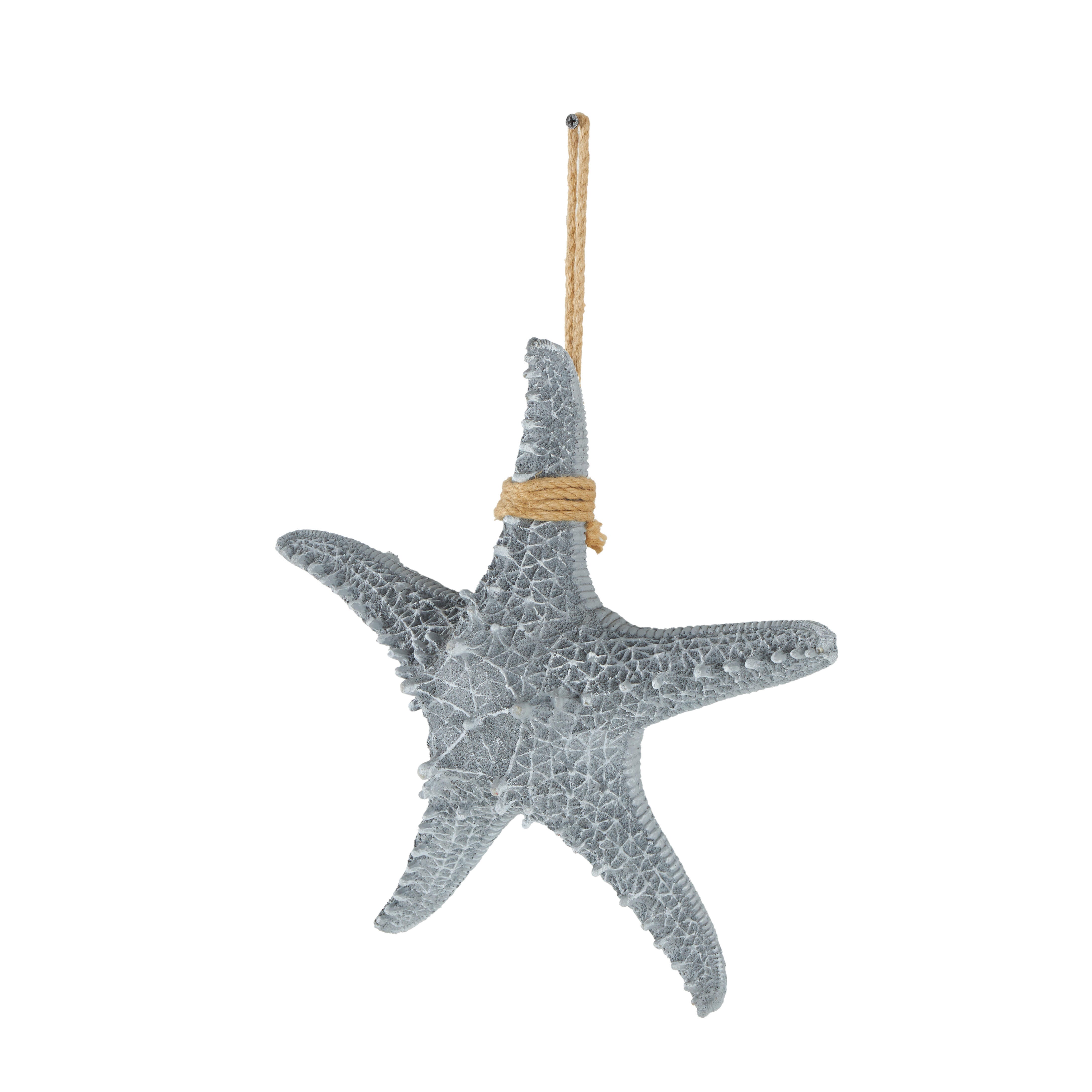 Bayberry Lane Starfish Home Wall Decor With Hanging Rope, , large