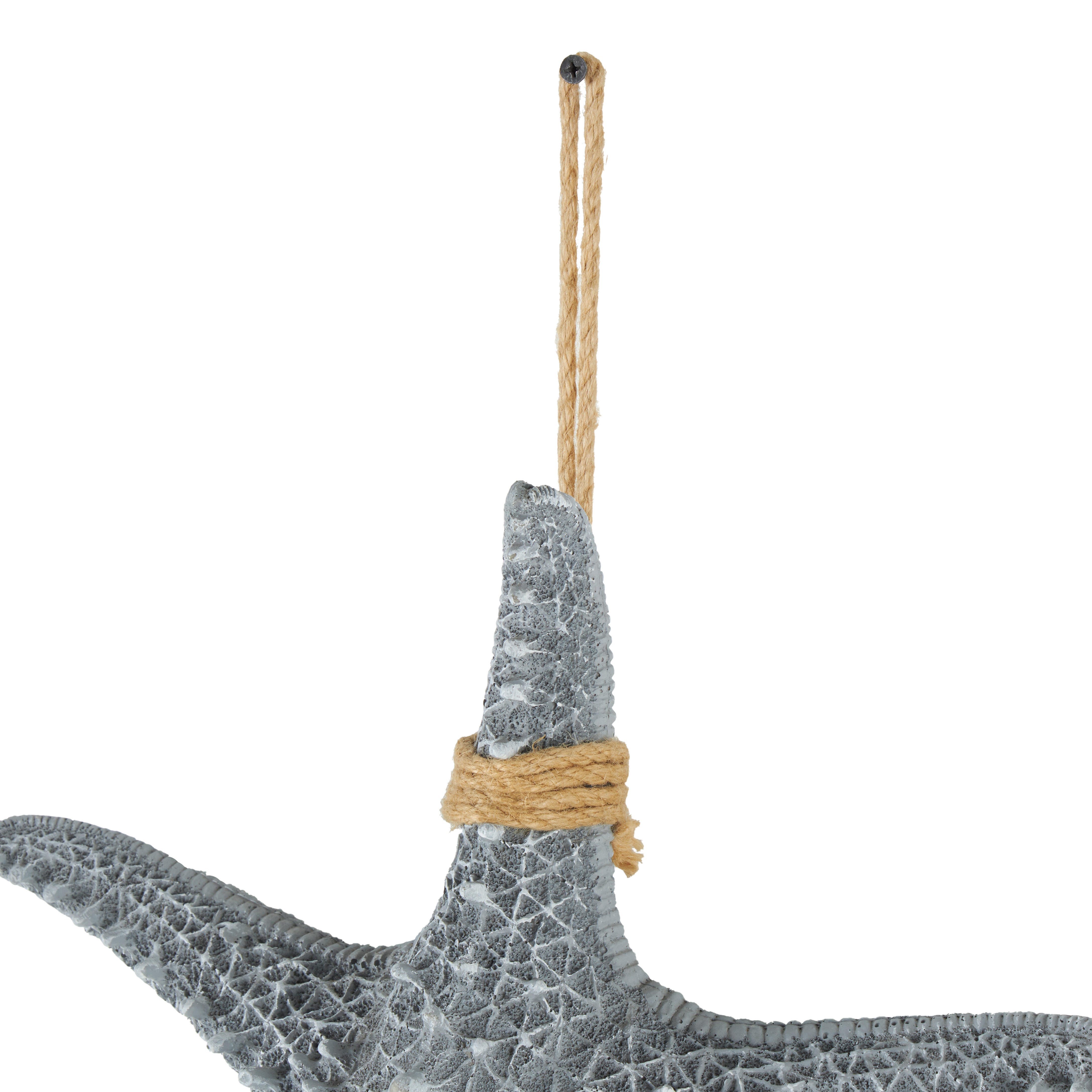 Bayberry Lane Starfish Home Wall Decor With Hanging Rope, , large