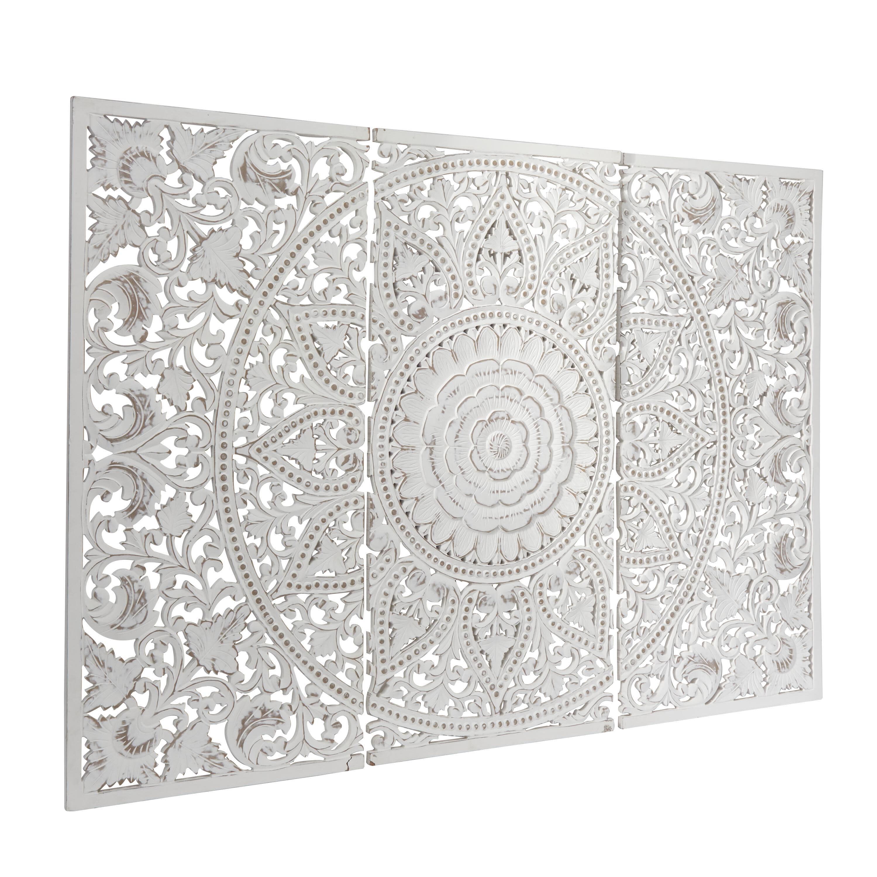 Bayberry Lane Handmade Wall Decor with Mandala Design Set, , large