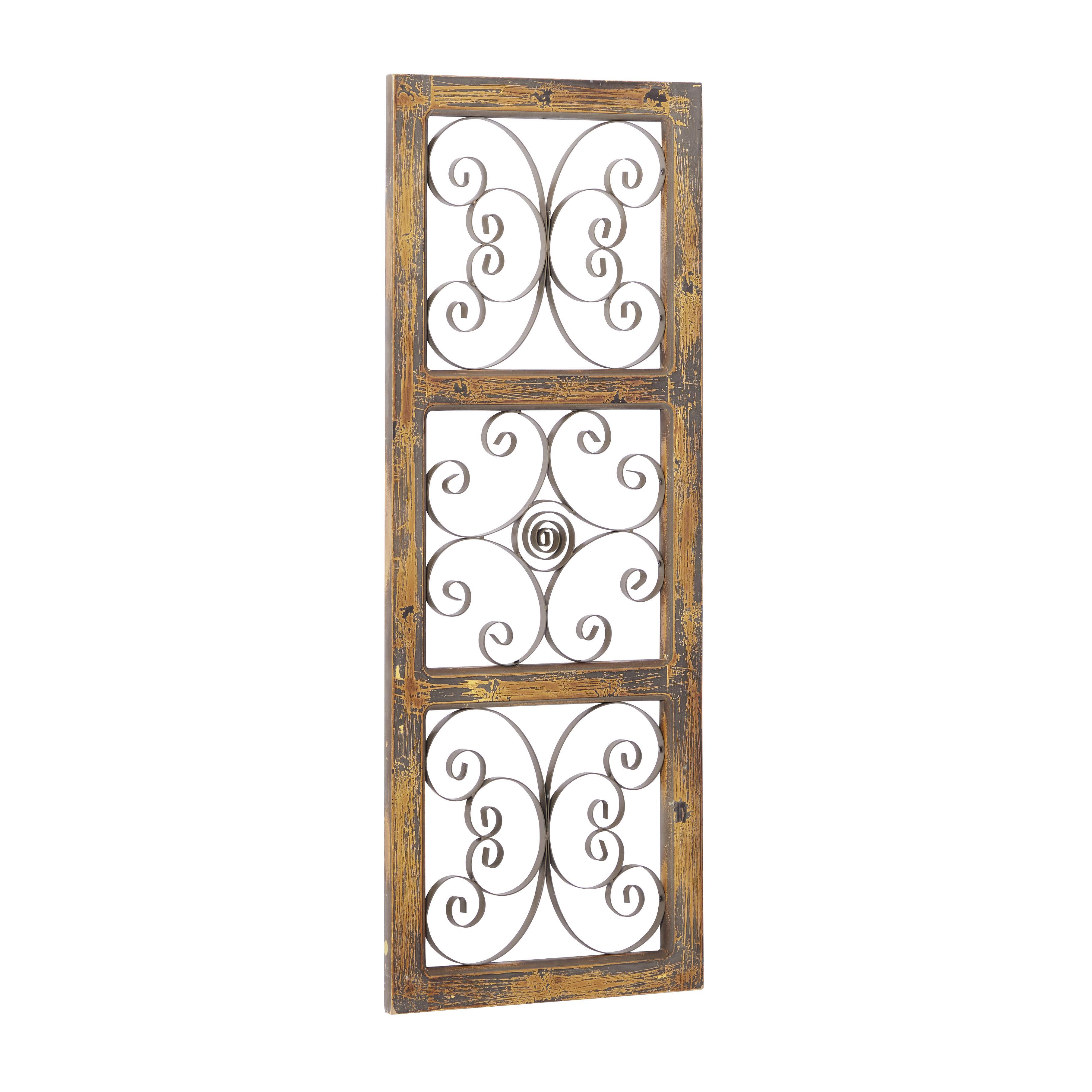 Bayberry Lane Distressed Scroll  Wall Decor, , large