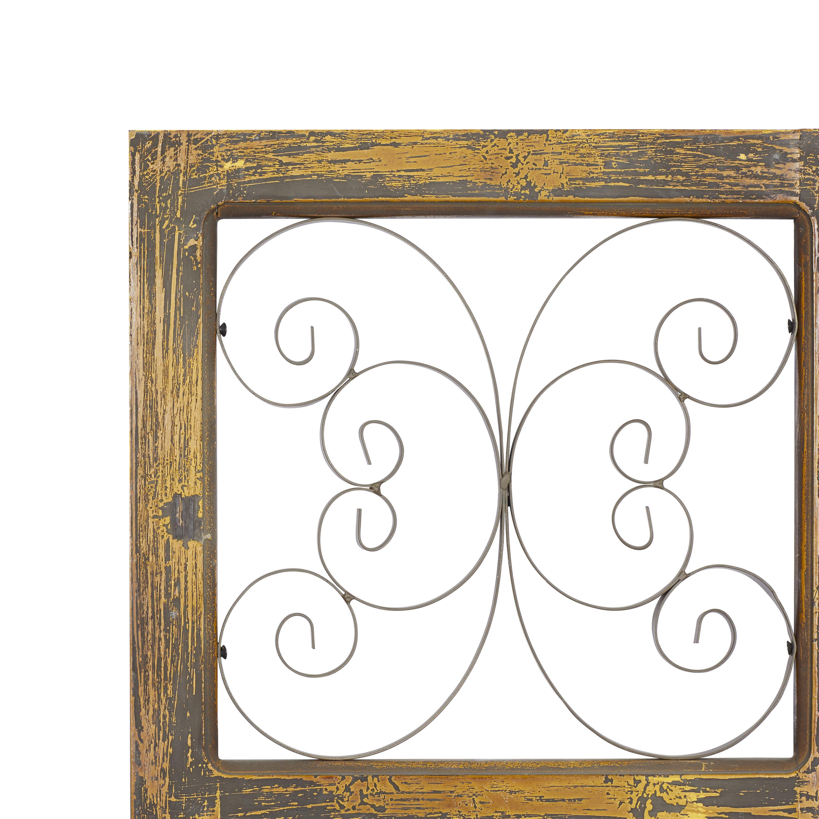 Bayberry Lane Distressed Scroll  Wall Decor, , large