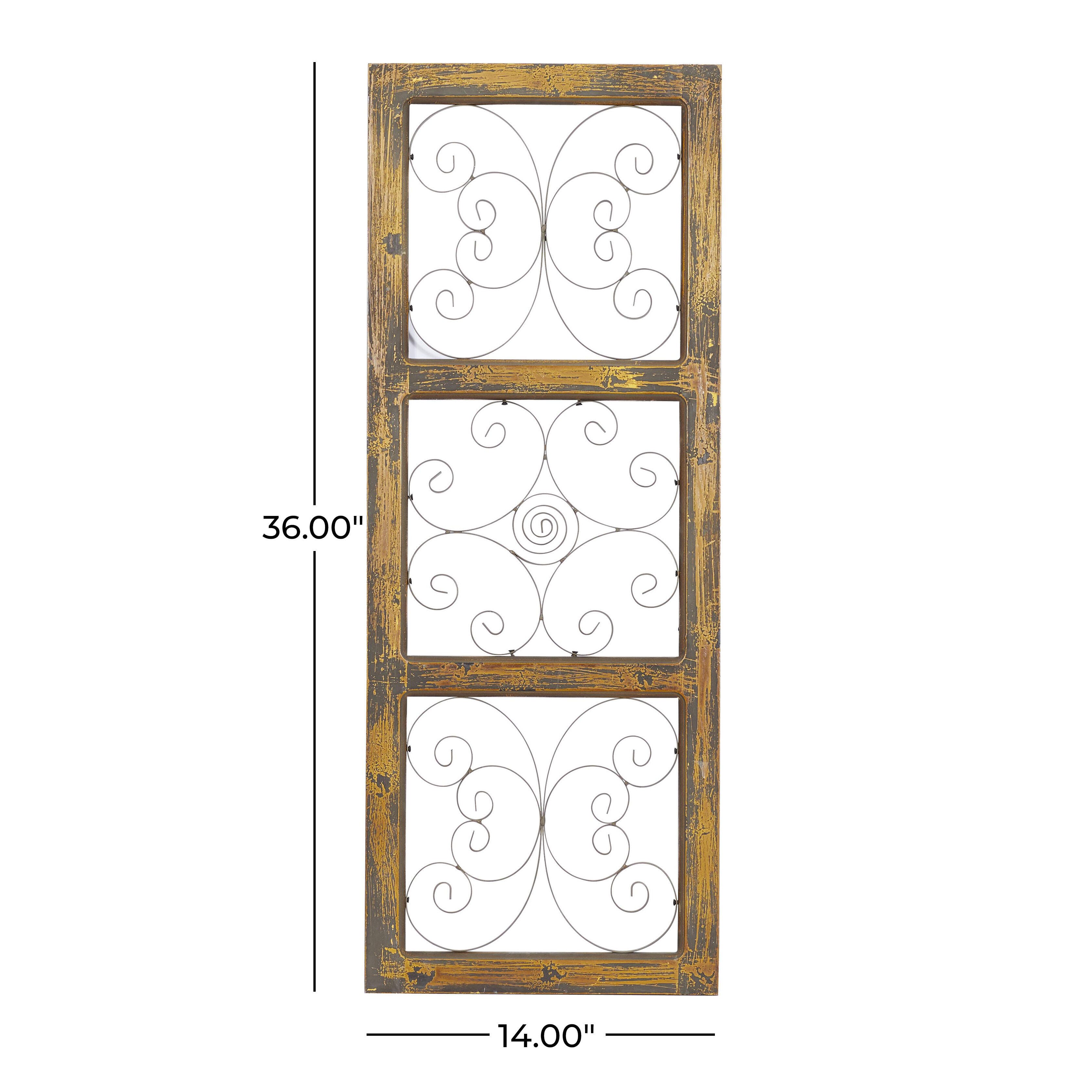 Bayberry Lane Distressed Scroll  Wall Decor, , large