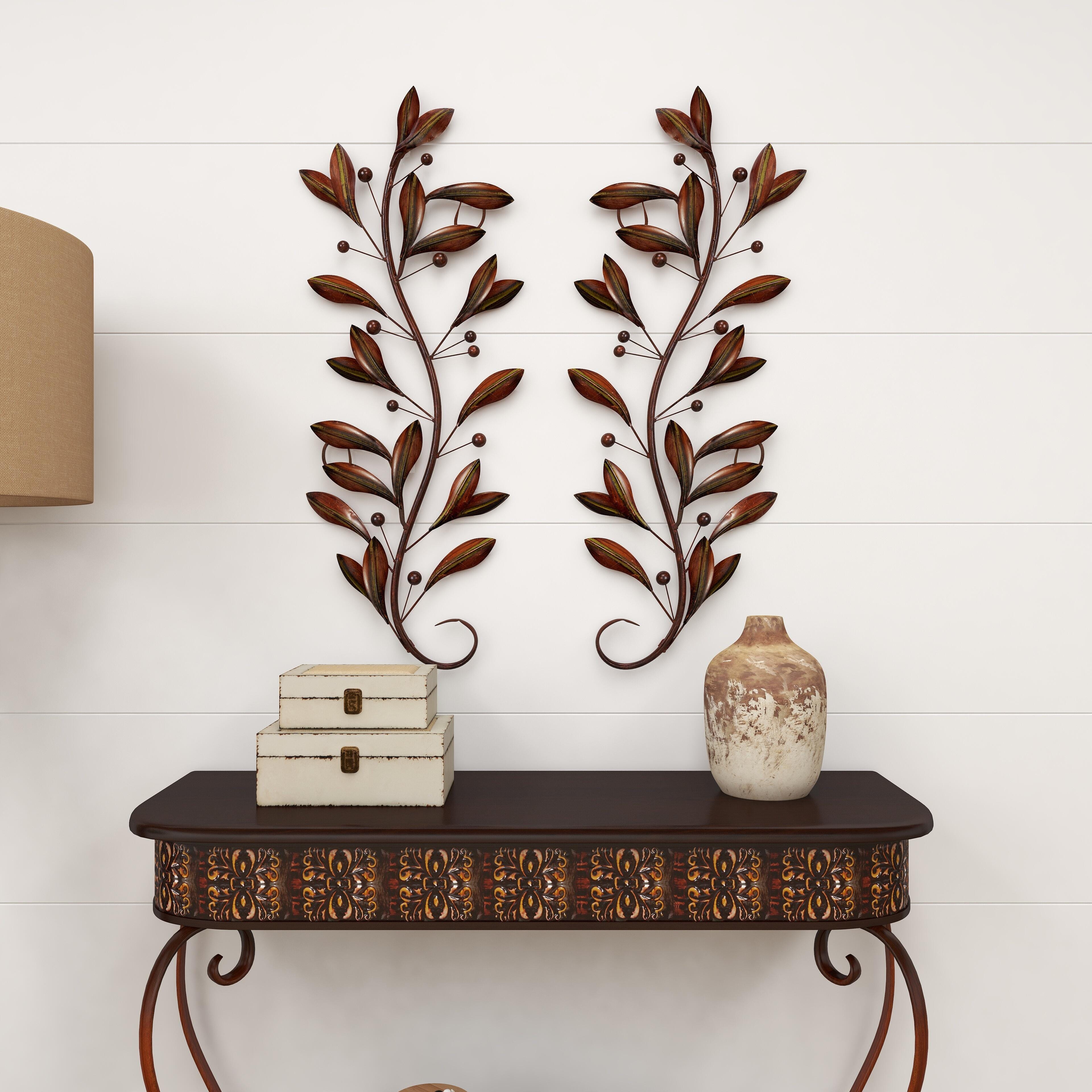 Bayberry Lane Leaf Vine Wall Decor (Set of 2), , large