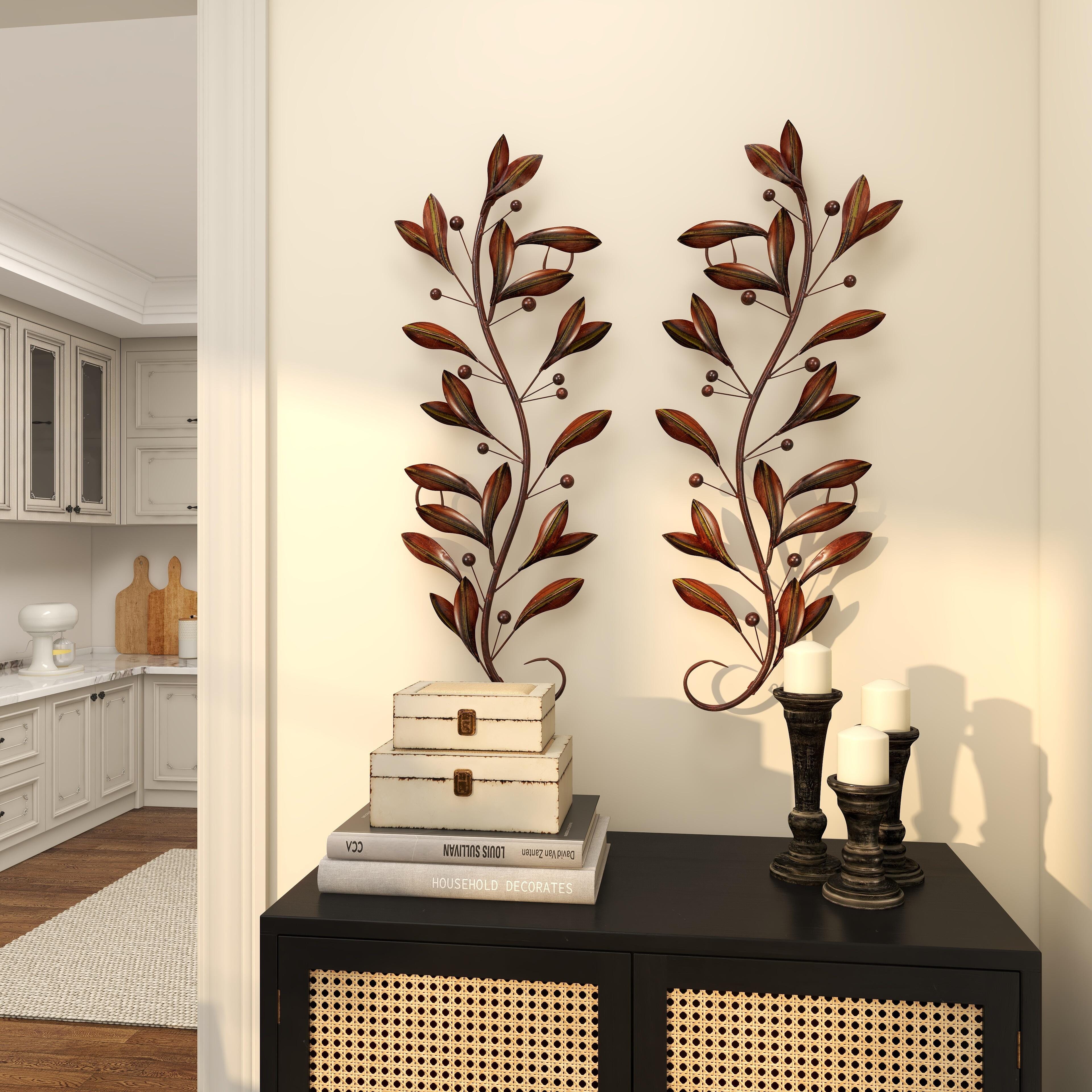 Bayberry Lane Leaf Vine Wall Decor (Set of 2), , large