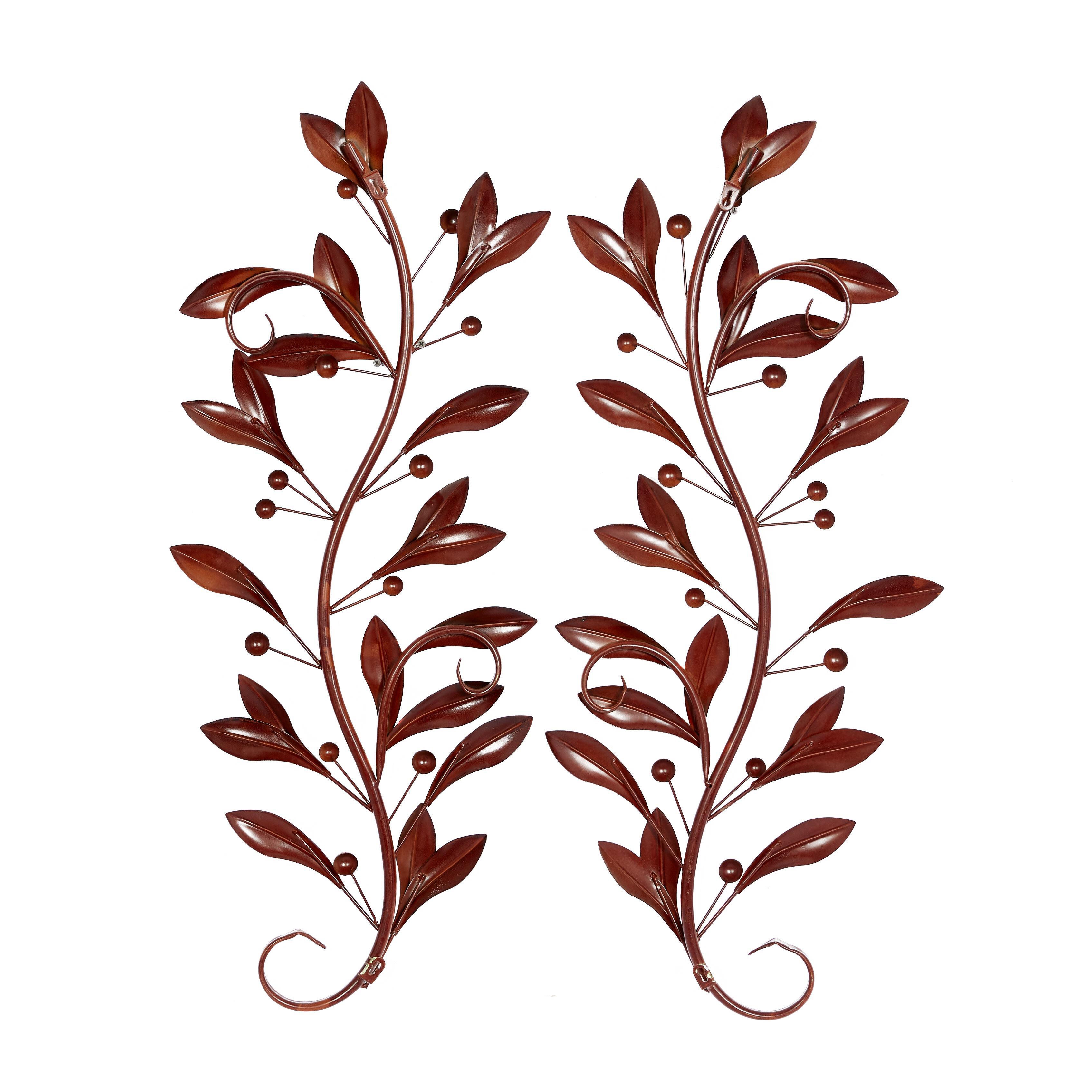 Bayberry Lane Leaf Vine Wall Decor (Set of 2), , large