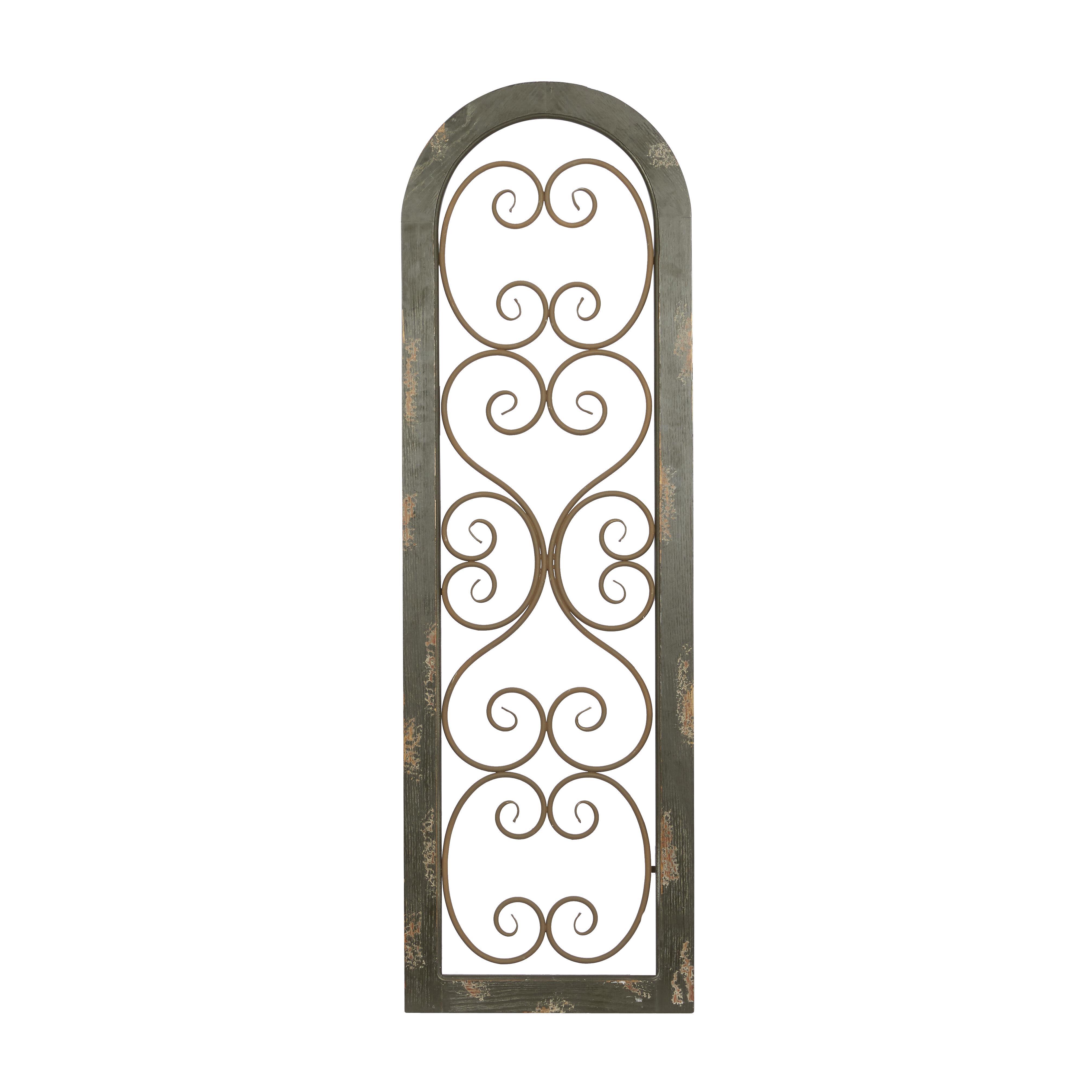 Bayberry Lane Arched Scroll Wall Decor, , large