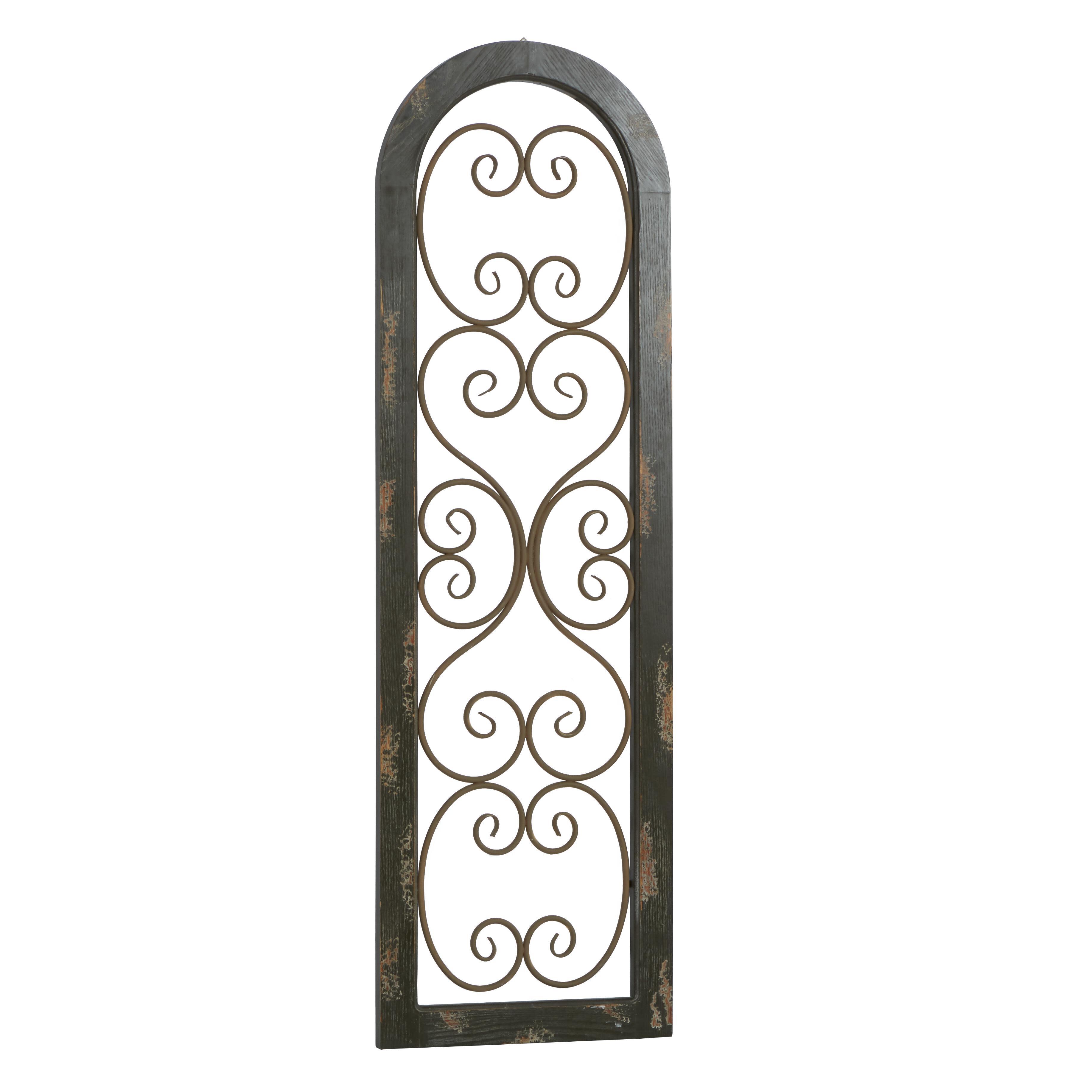 Bayberry Lane Arched Scroll Wall Decor, , large