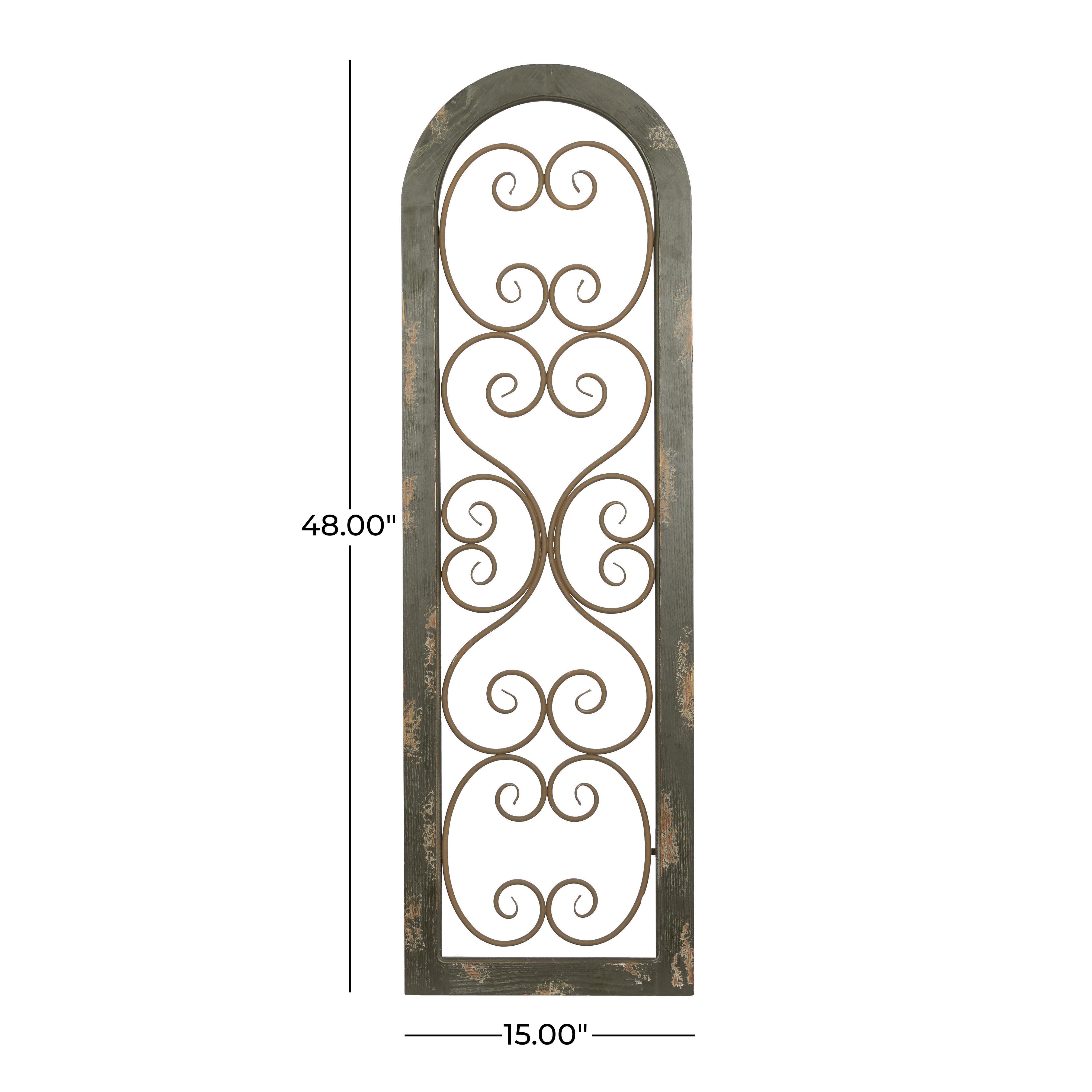 Bayberry Lane Arched Scroll Wall Decor, , large