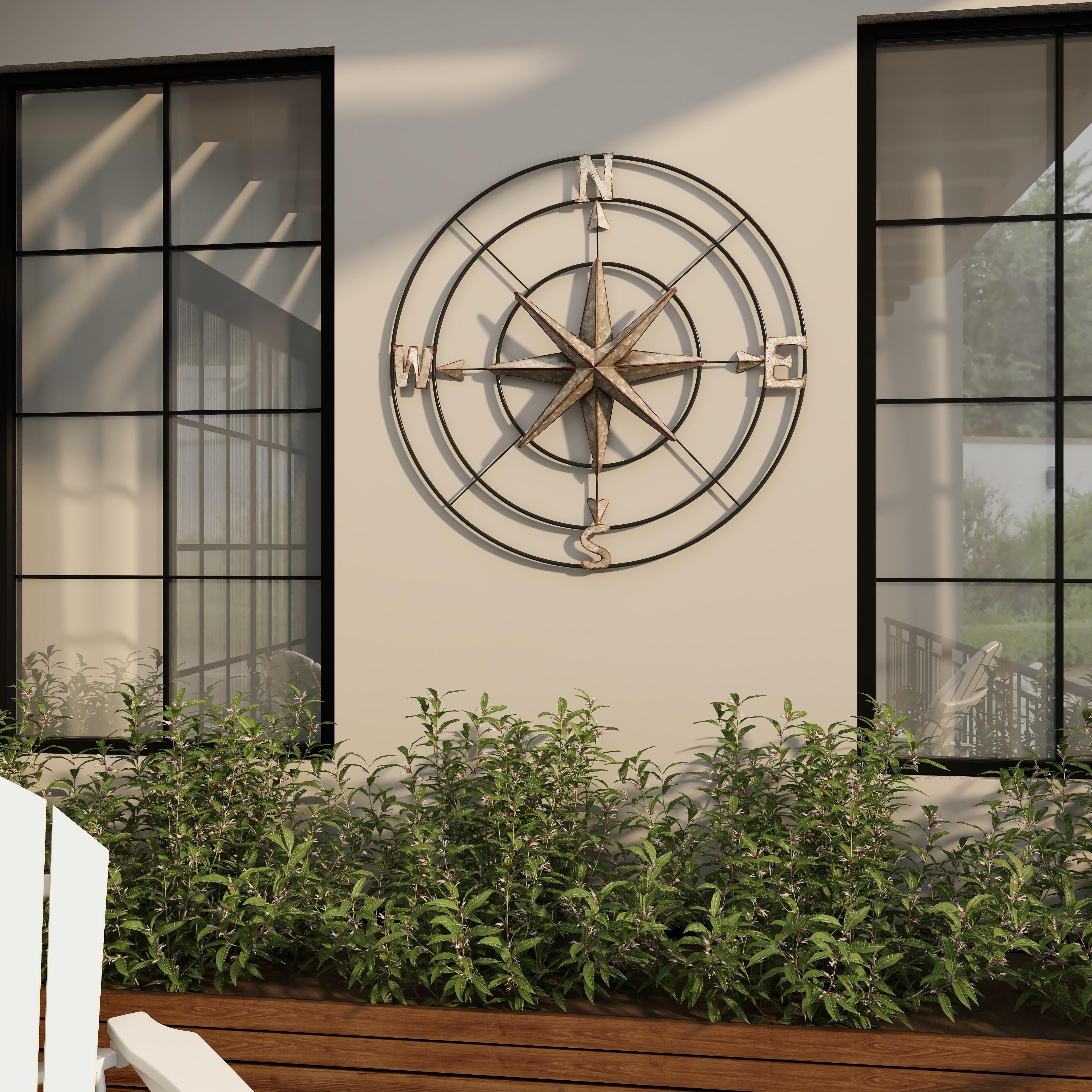 Bayberry Lane Compass Wall Decor, , large