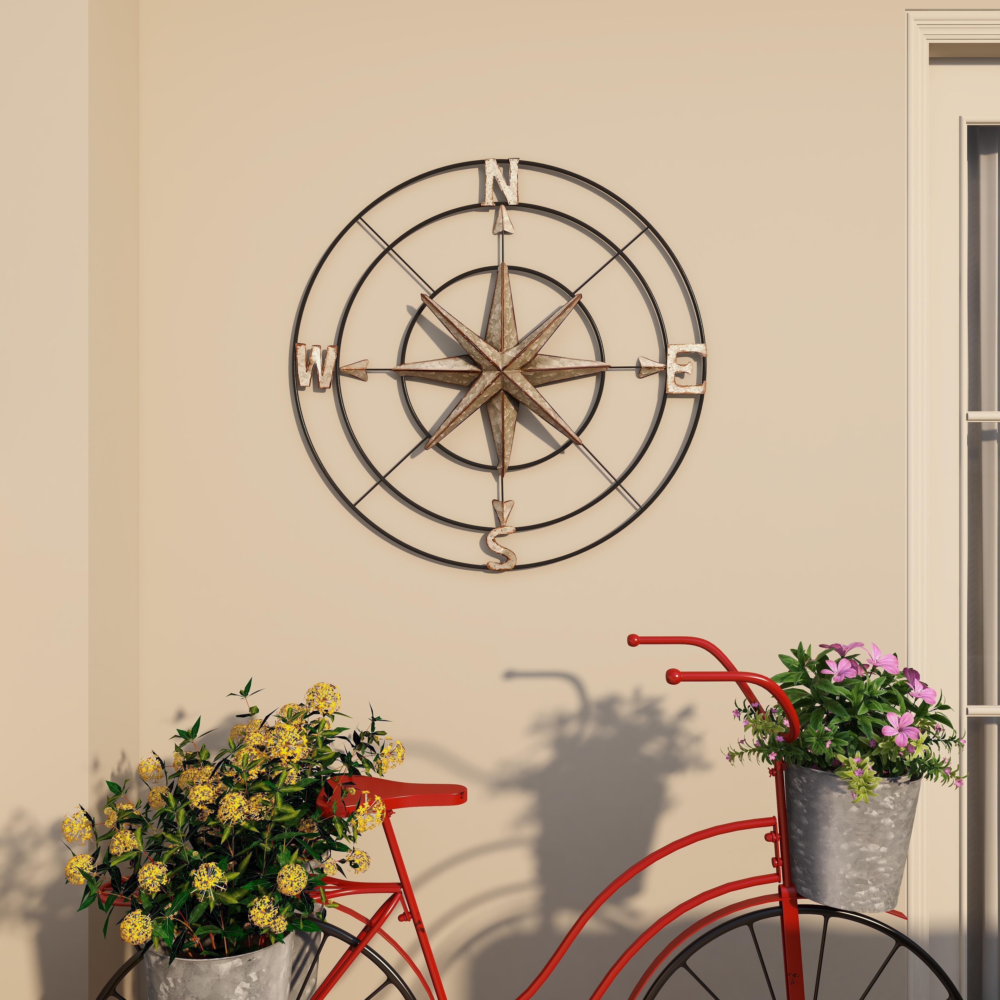 Bayberry Lane Compass Wall Decor, , large