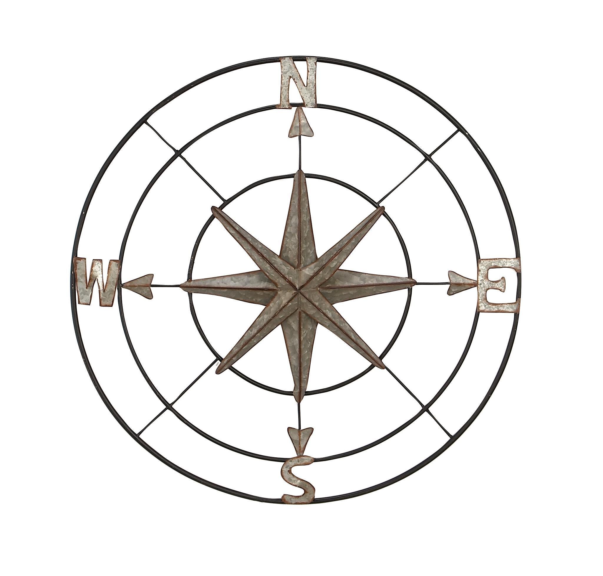 Bayberry Lane Compass Wall Decor, , large