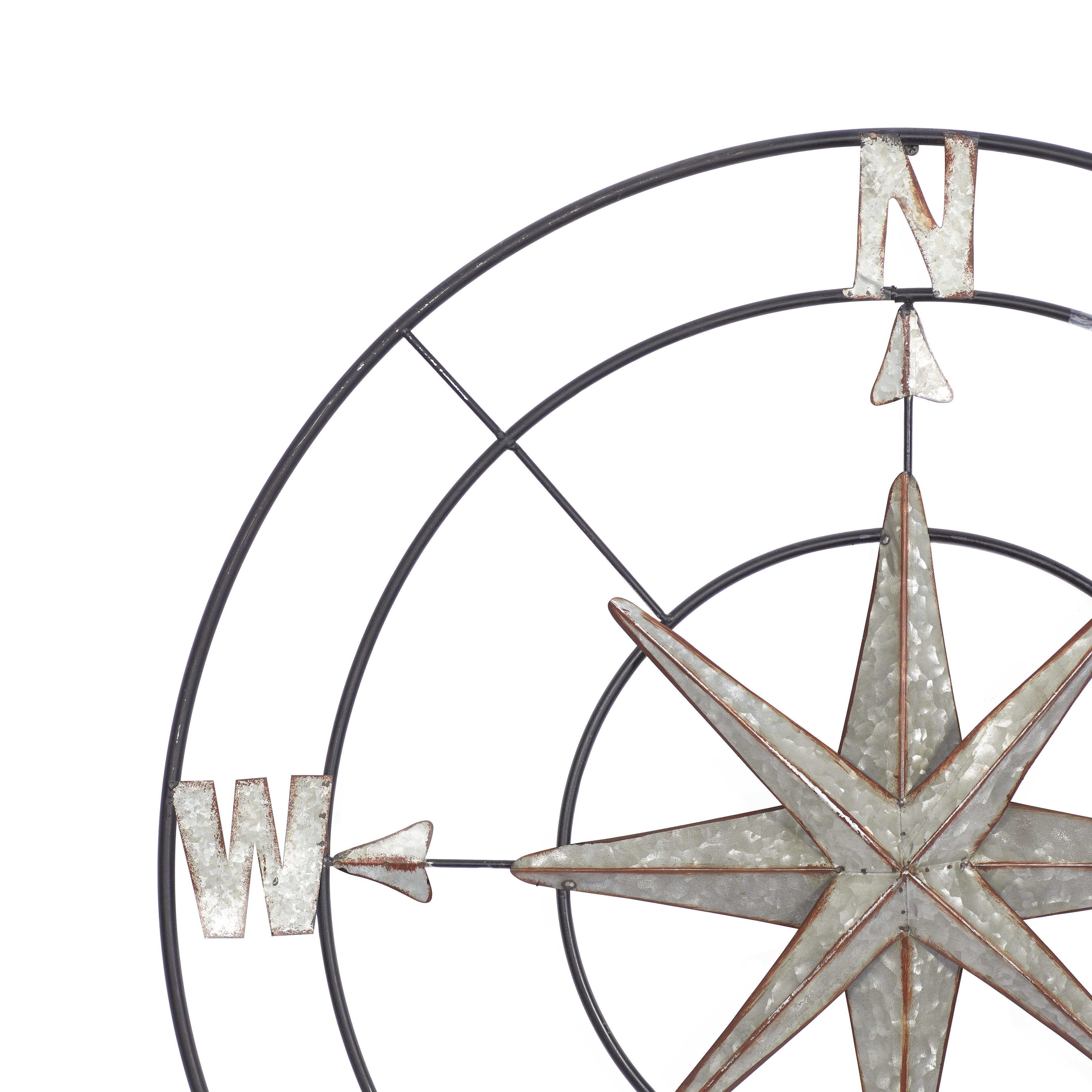 Bayberry Lane Compass Wall Decor, , large