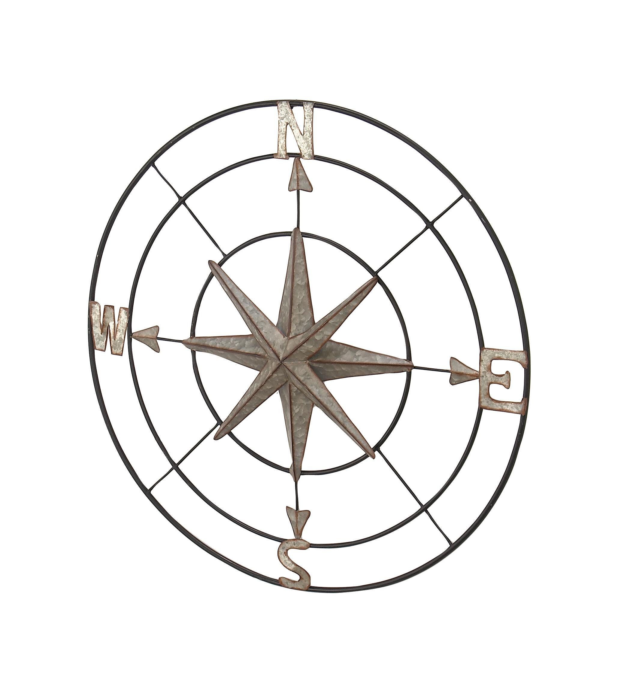 Bayberry Lane Compass Wall Decor, , large