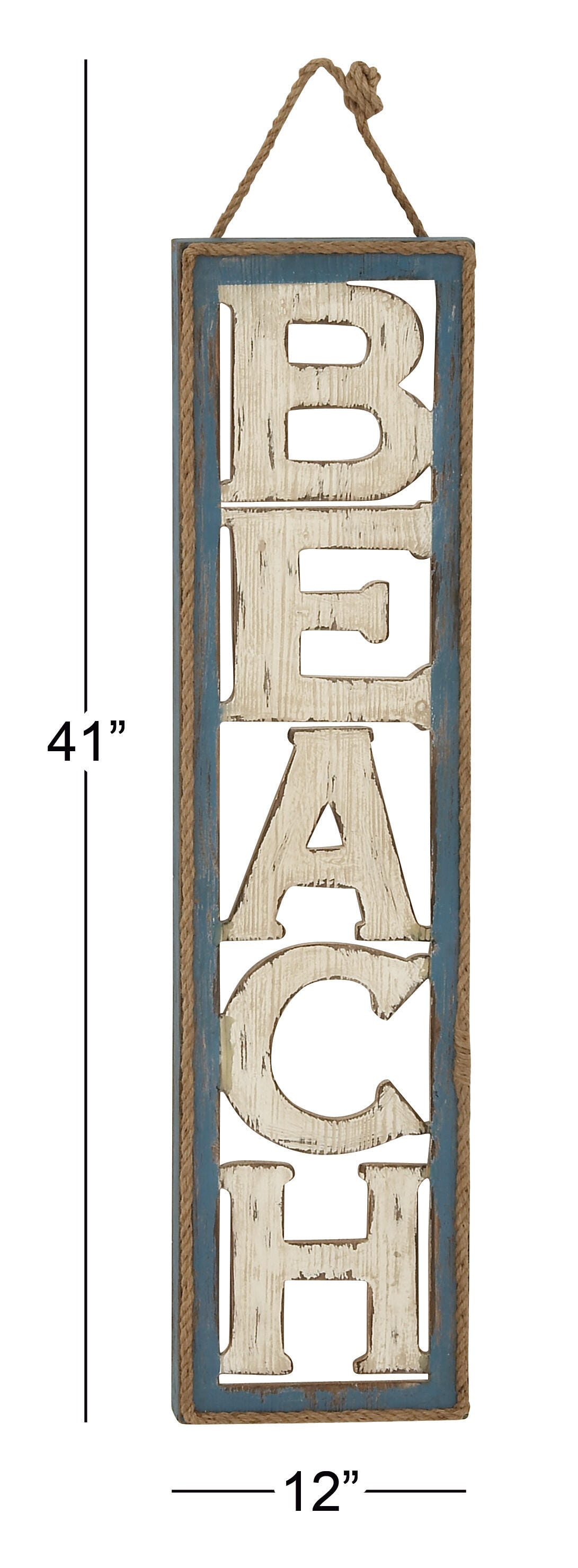 Bayberry Lane Beach Sign Wall Decor, , large
