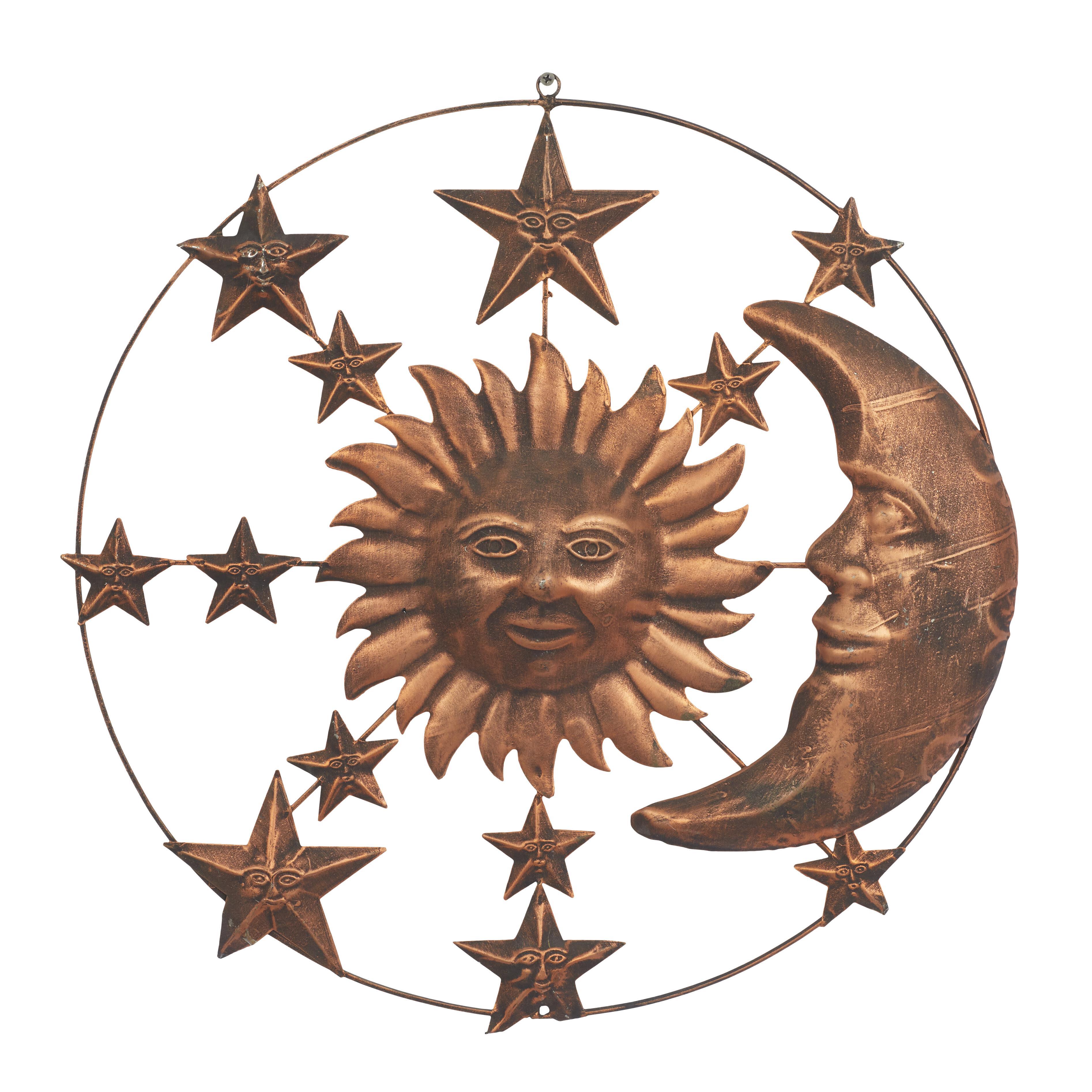 Bayberry Lane Sun Moon and Stars Wall Decor, , large