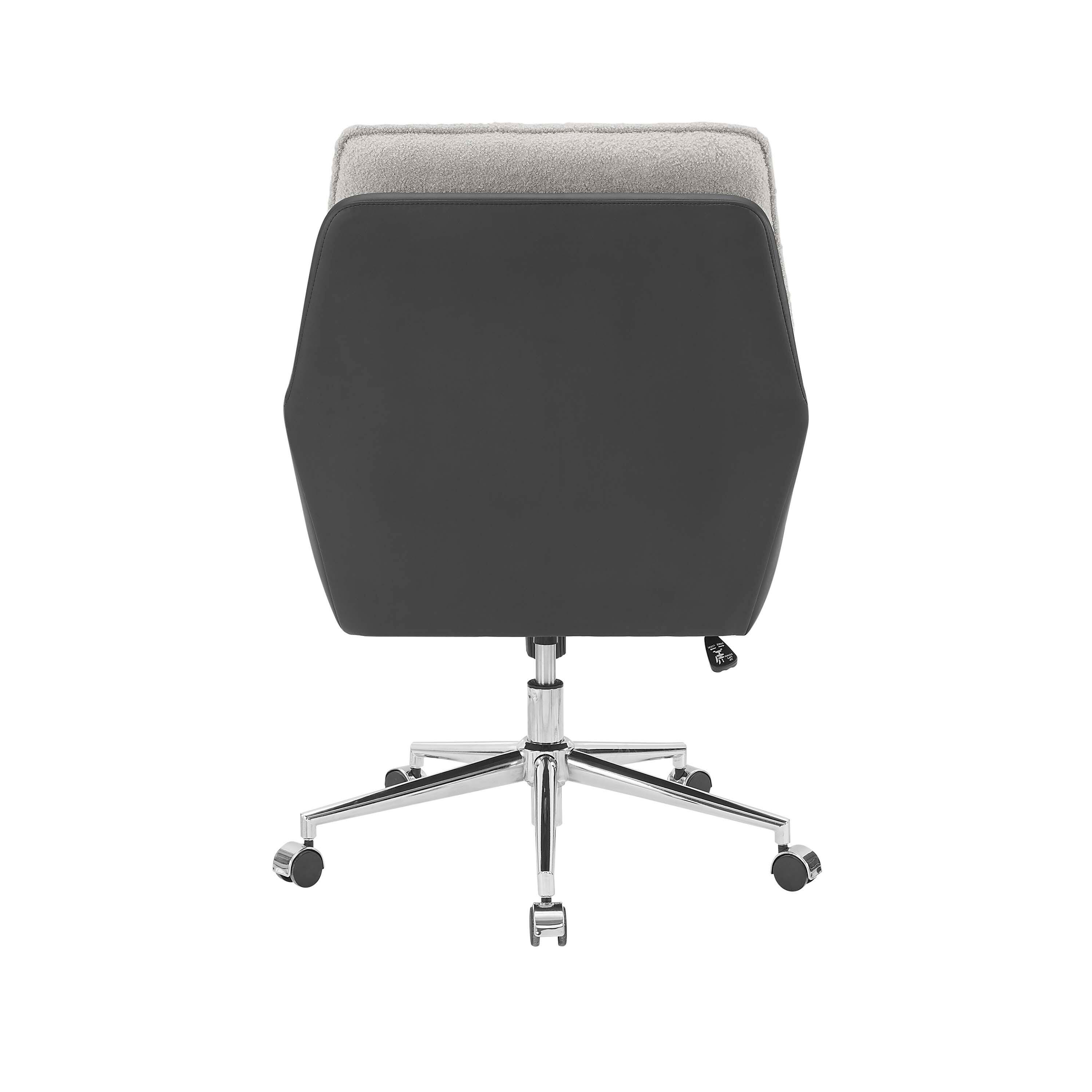 Linon Chaz Swivel Chair, Gray, large