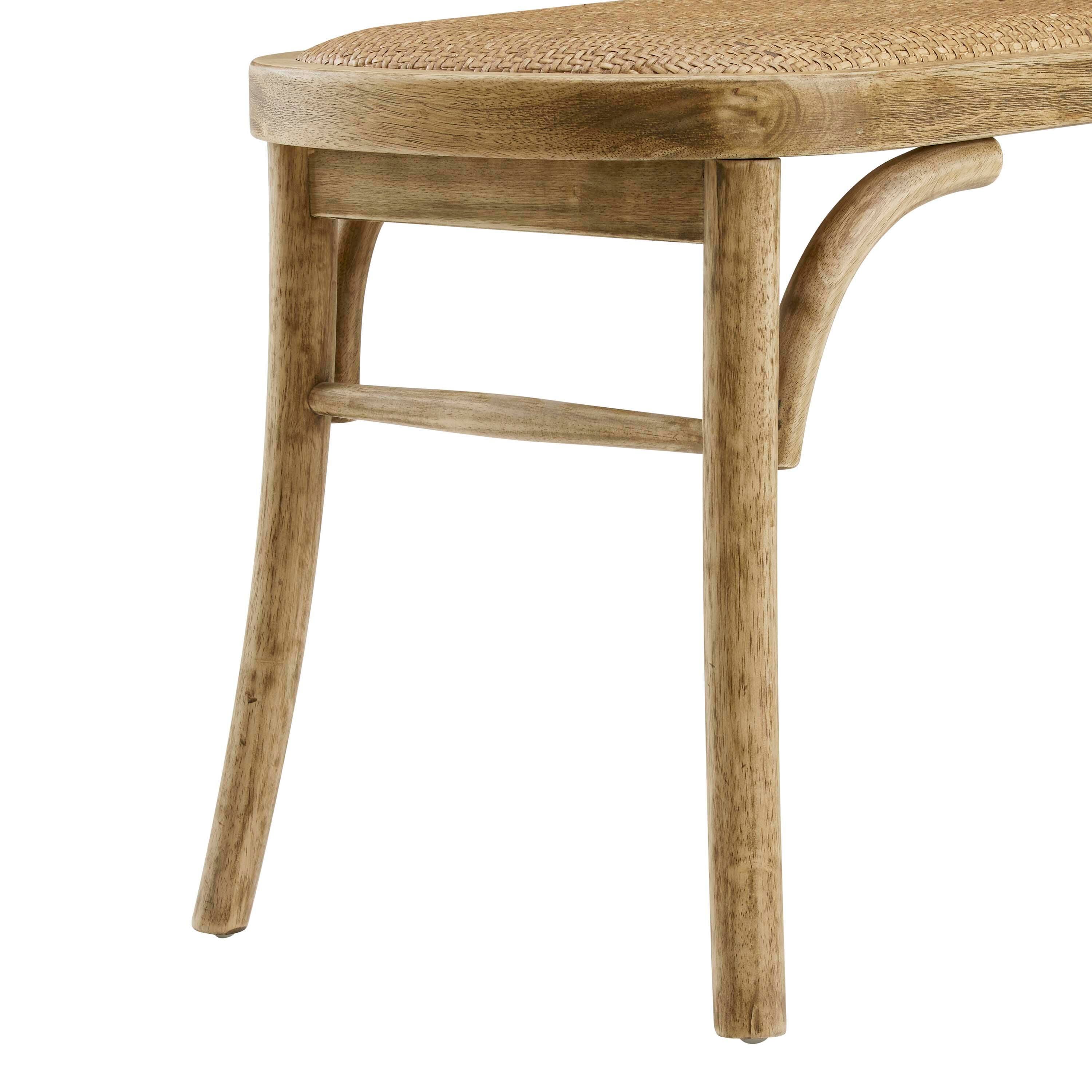 Linon Coralia Bench, Brown, large