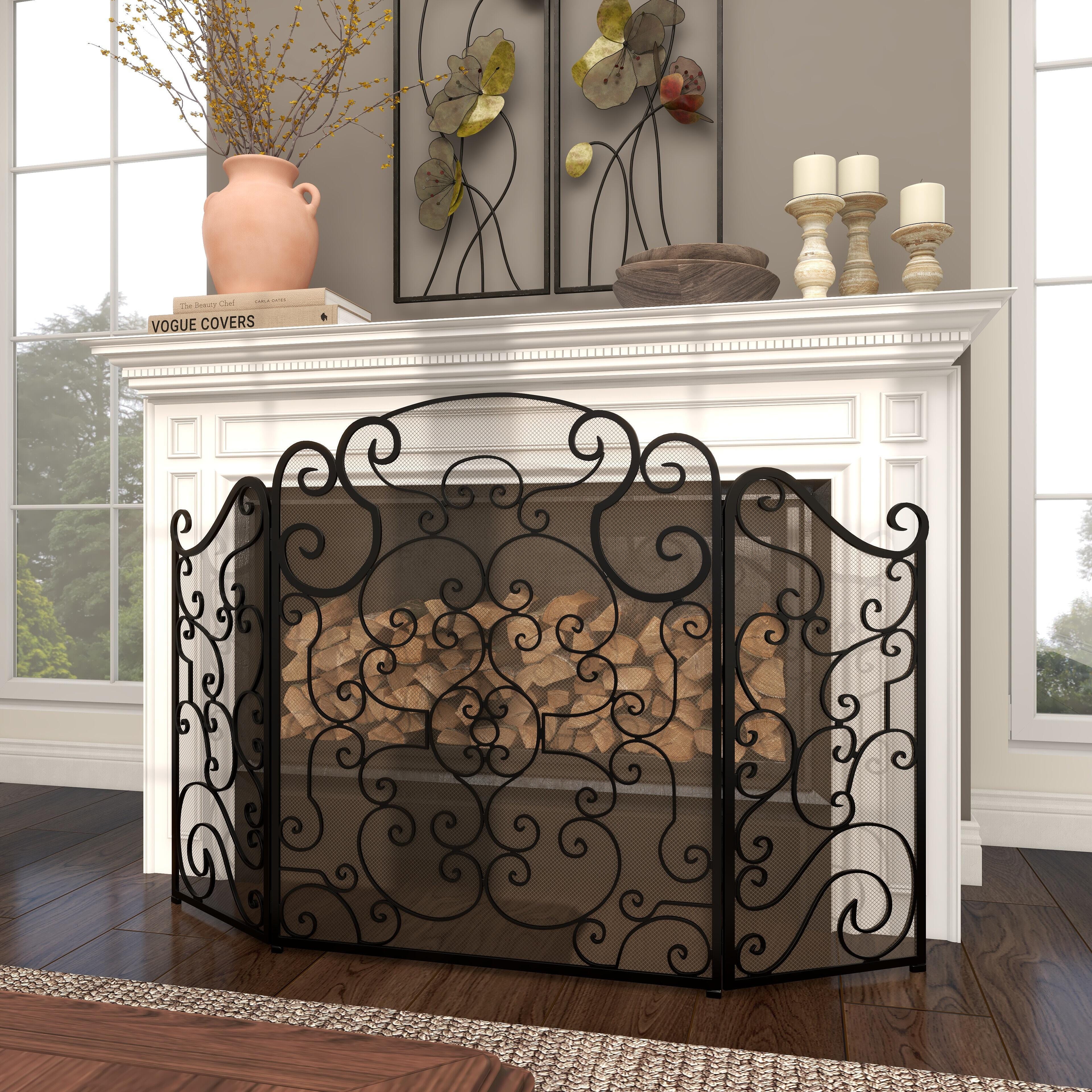Bayberry Lane 52" x 35" Fireplace Screen, , large