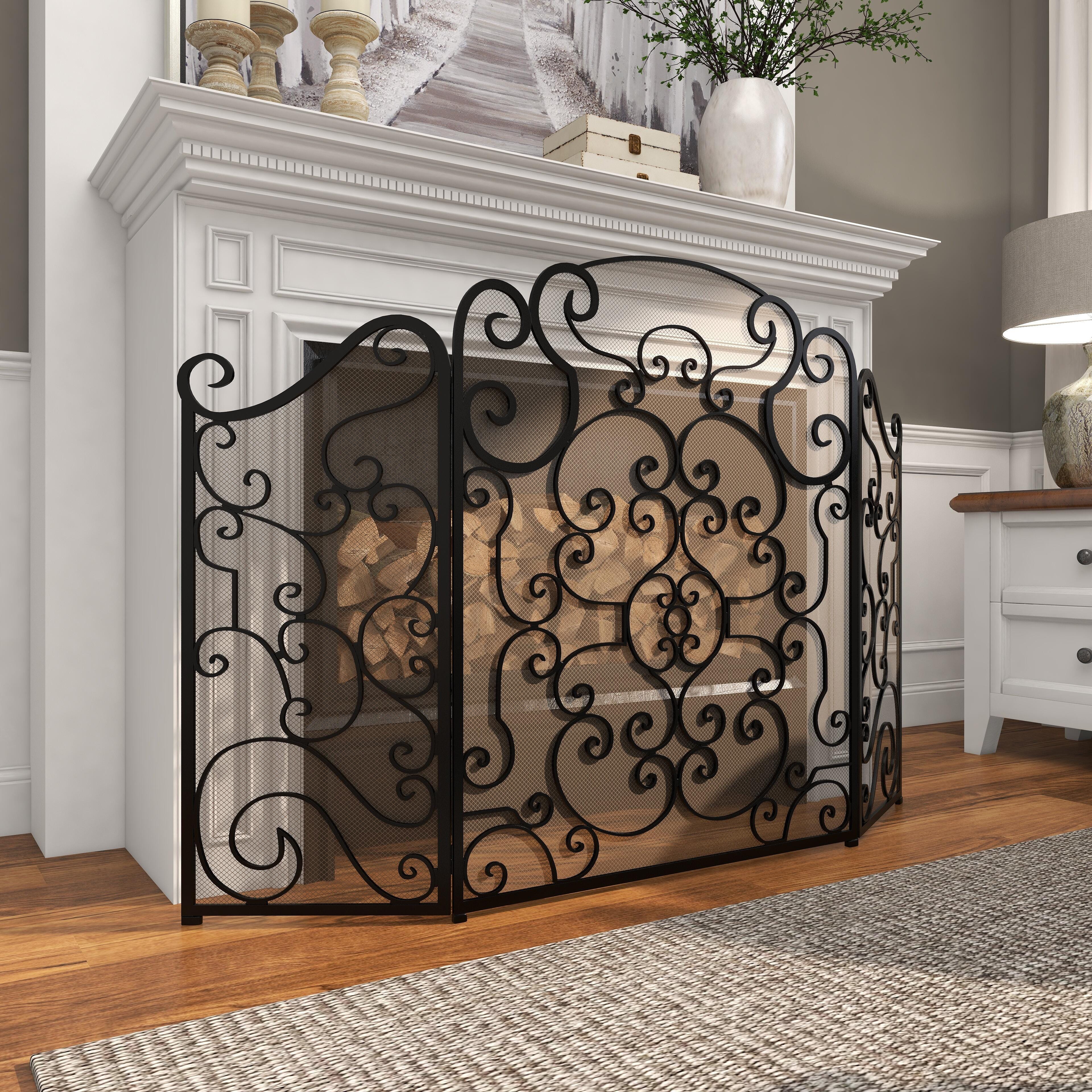 Bayberry Lane 52" x 35" Fireplace Screen, , large