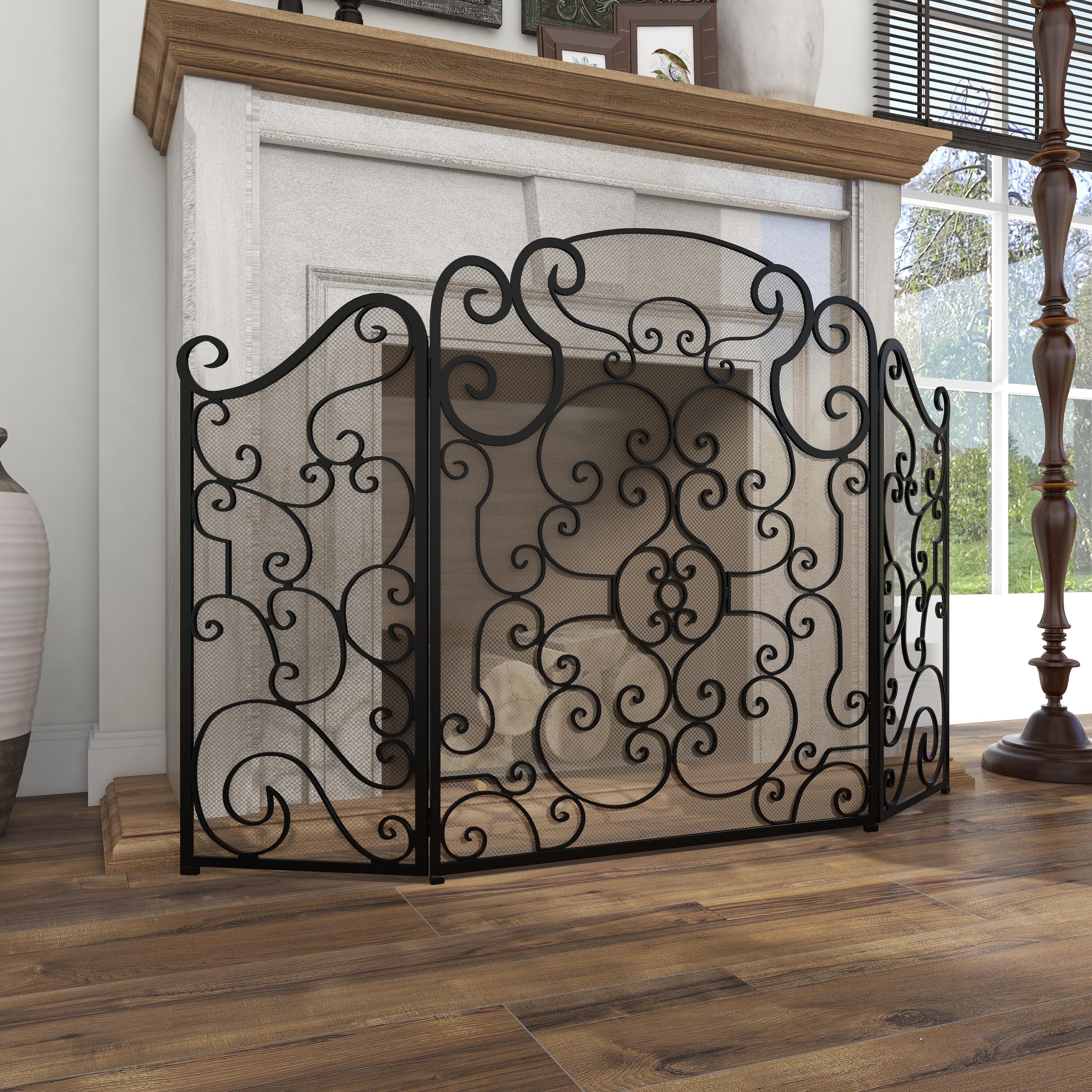 Bayberry Lane 52" x 35" Fireplace Screen, , large