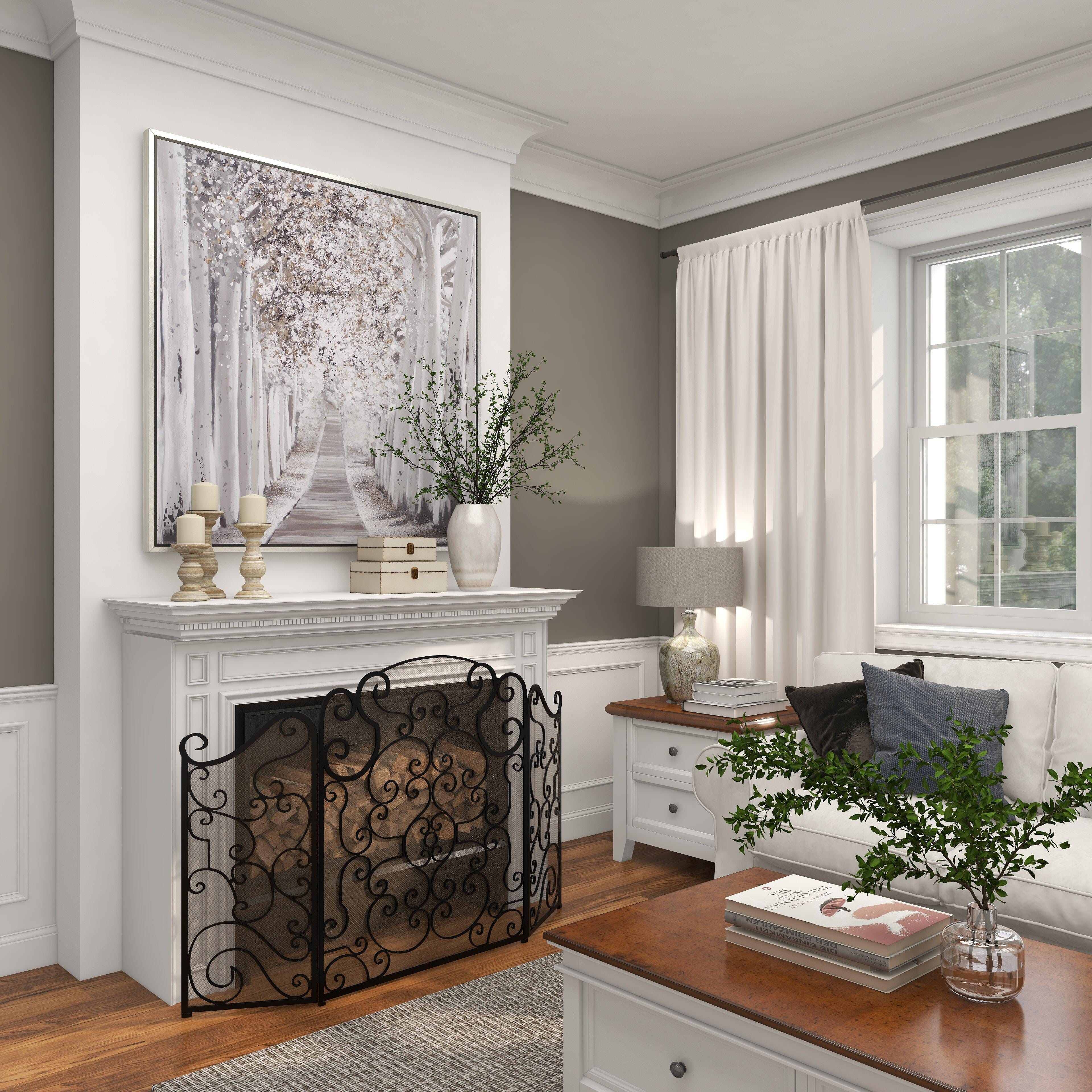 Bayberry Lane 52" x 35" Fireplace Screen, , large