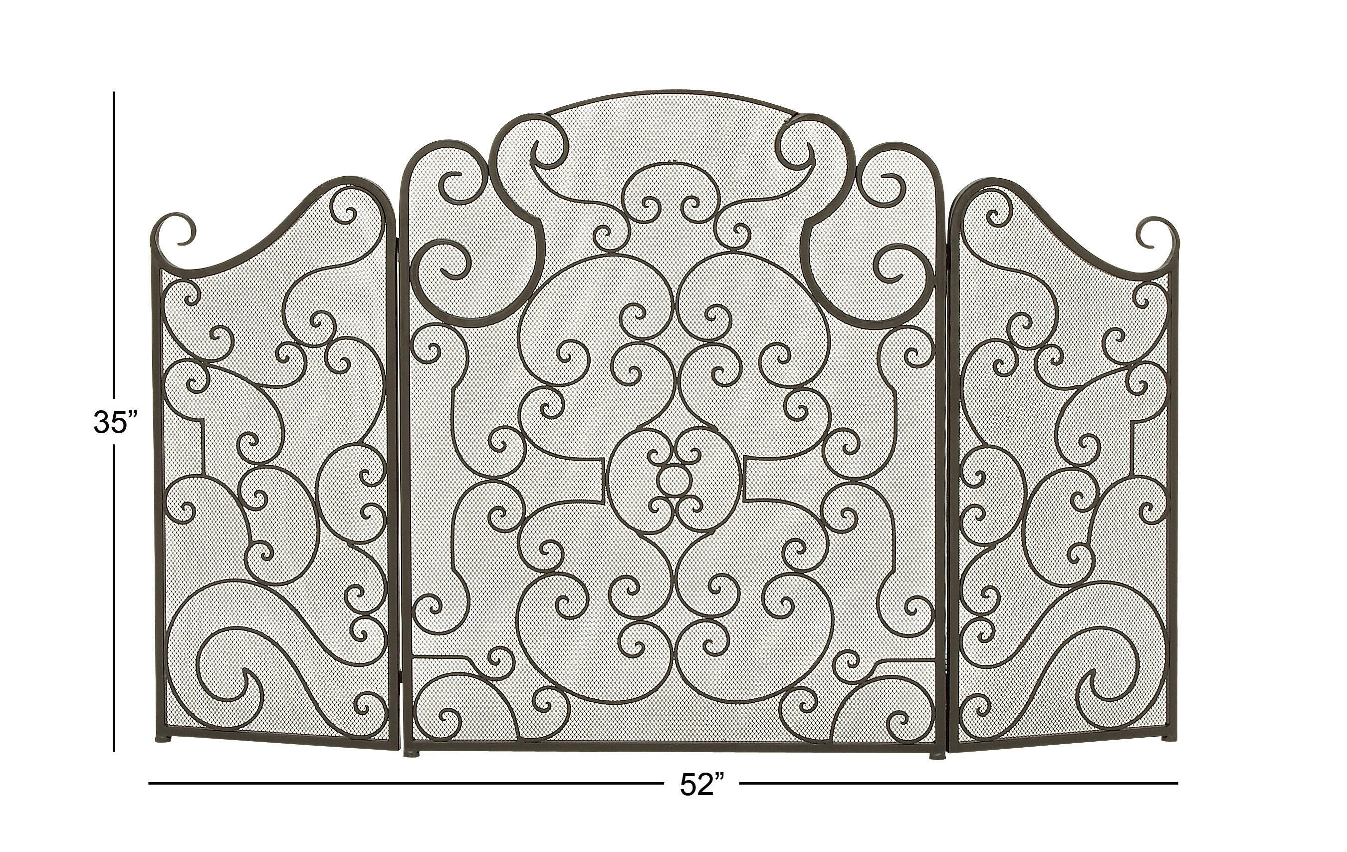 Bayberry Lane 52" x 35" Fireplace Screen, , large