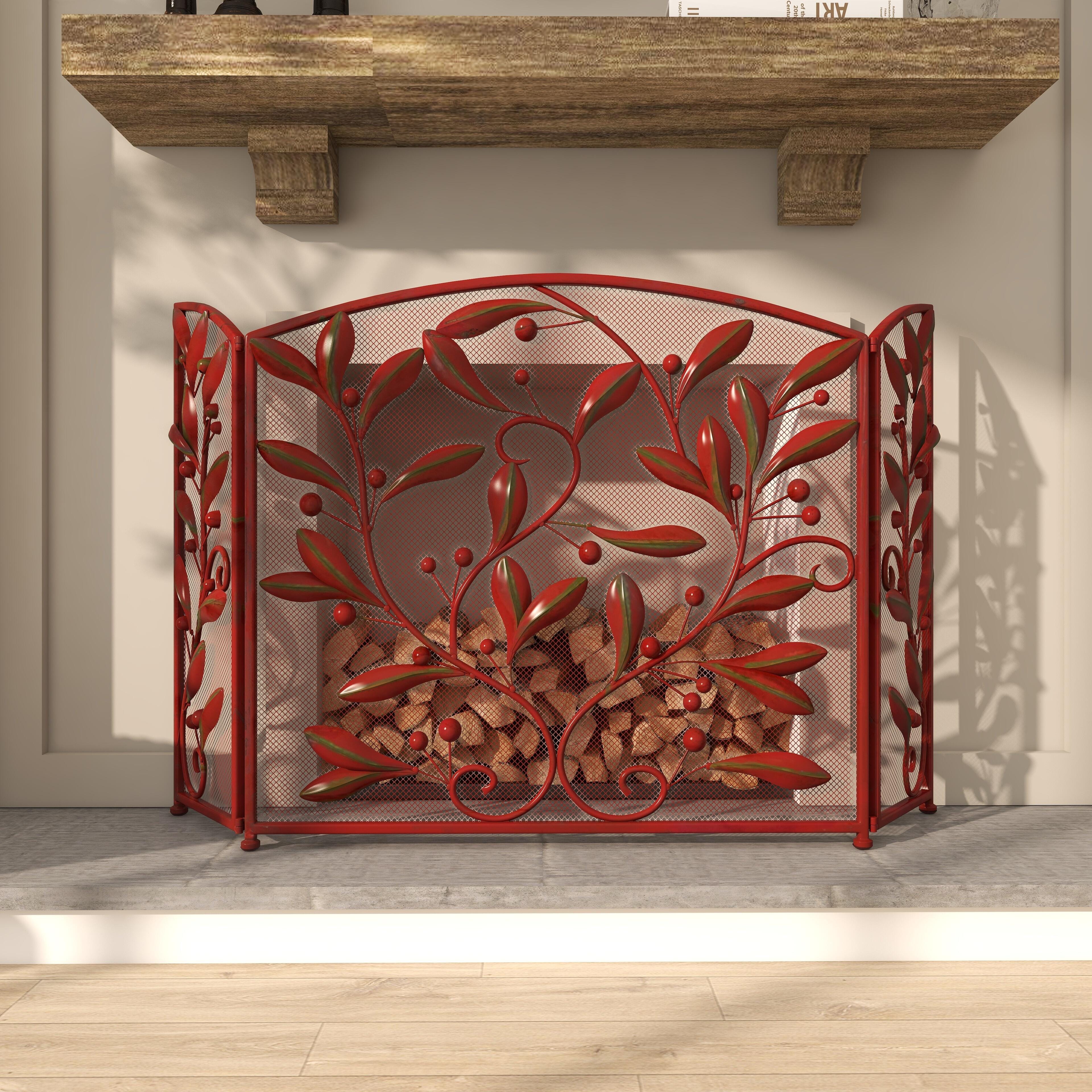 Bayberry Lane 45" x 30" Fireplace Screen, , large