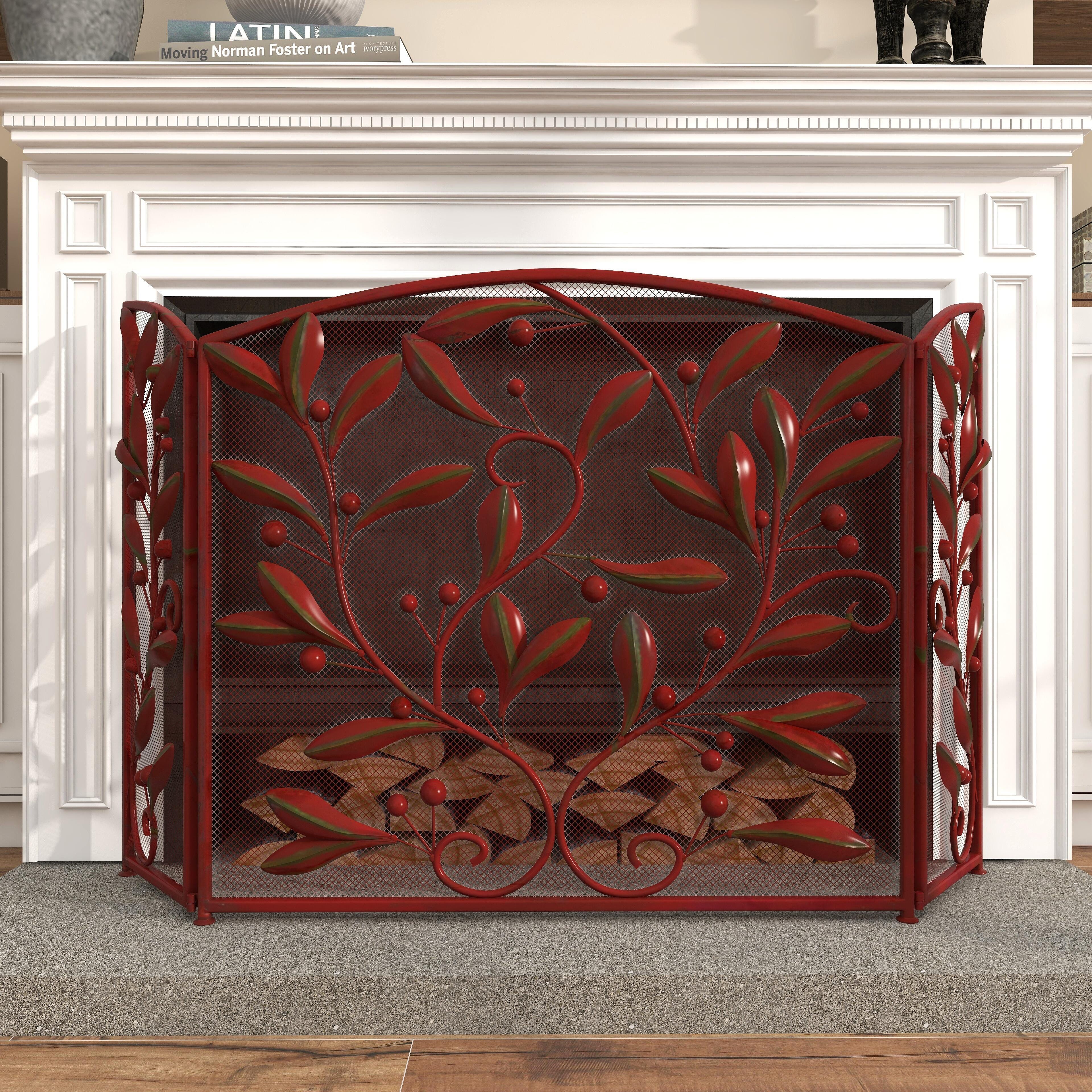 Bayberry Lane 45" x 30" Fireplace Screen, , large
