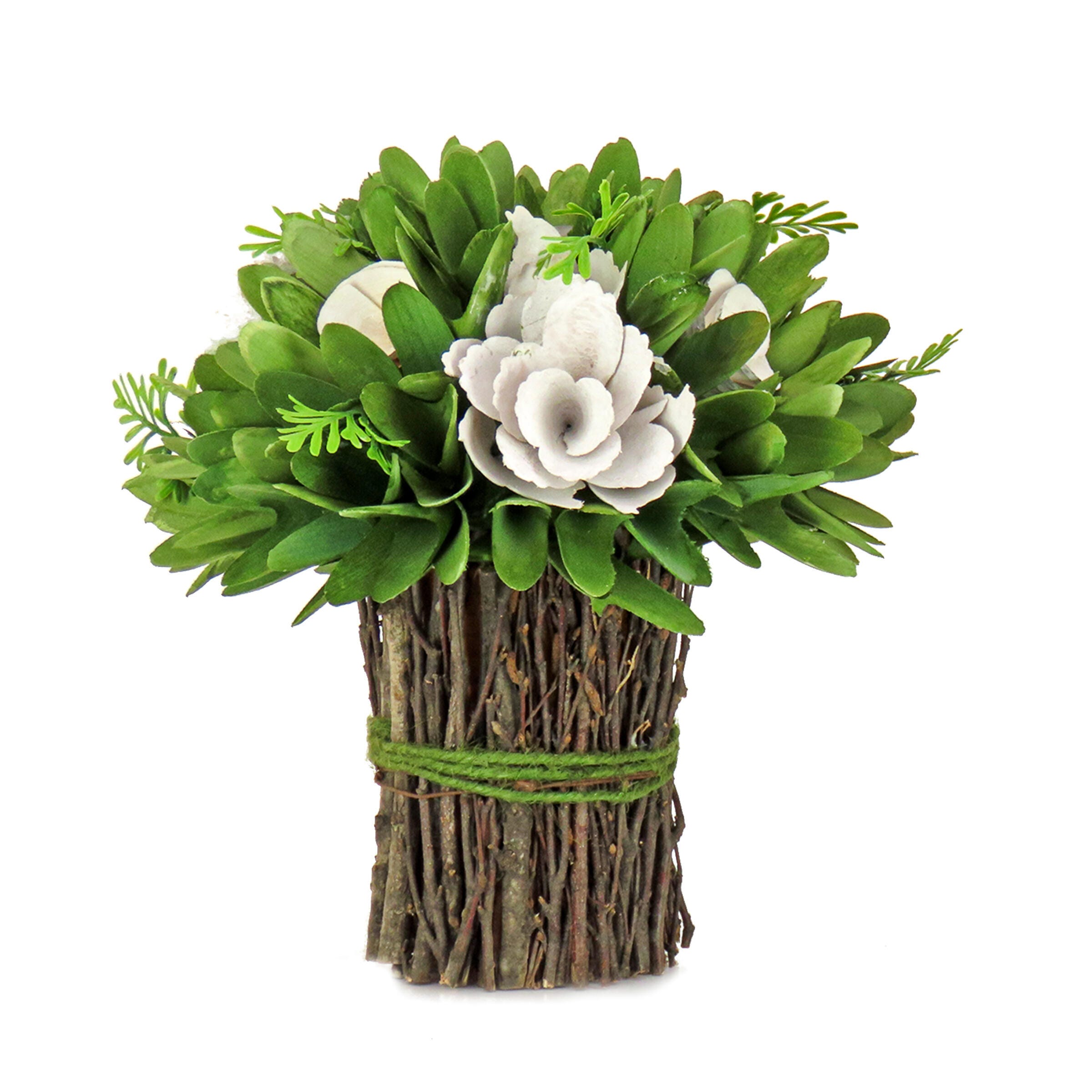 National Tree Company Spring Cream Floral Bundle, , large