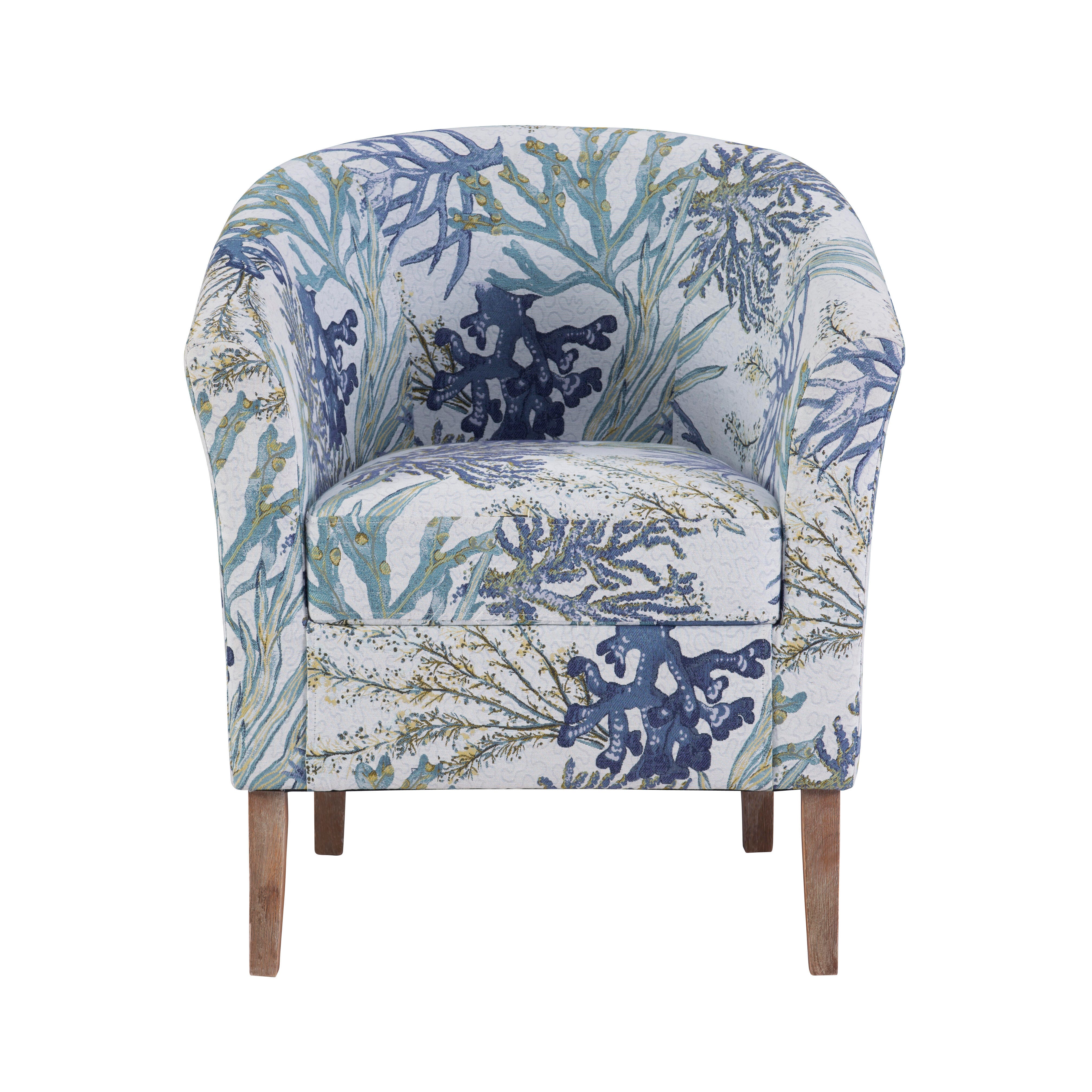 Linon Scotty Oceanside Club Accent Chair, , large