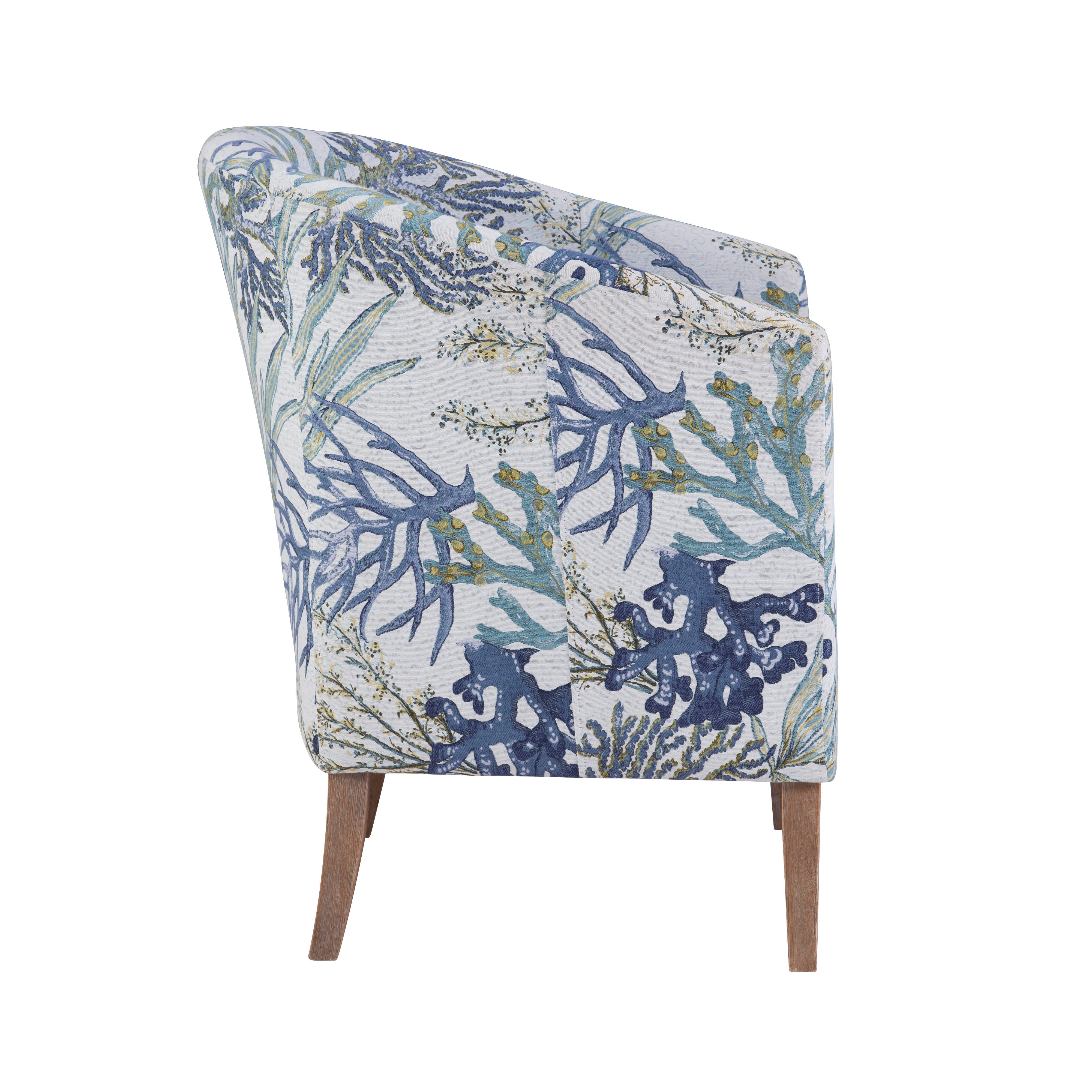 Linon Scotty Oceanside Club Accent Chair, , large