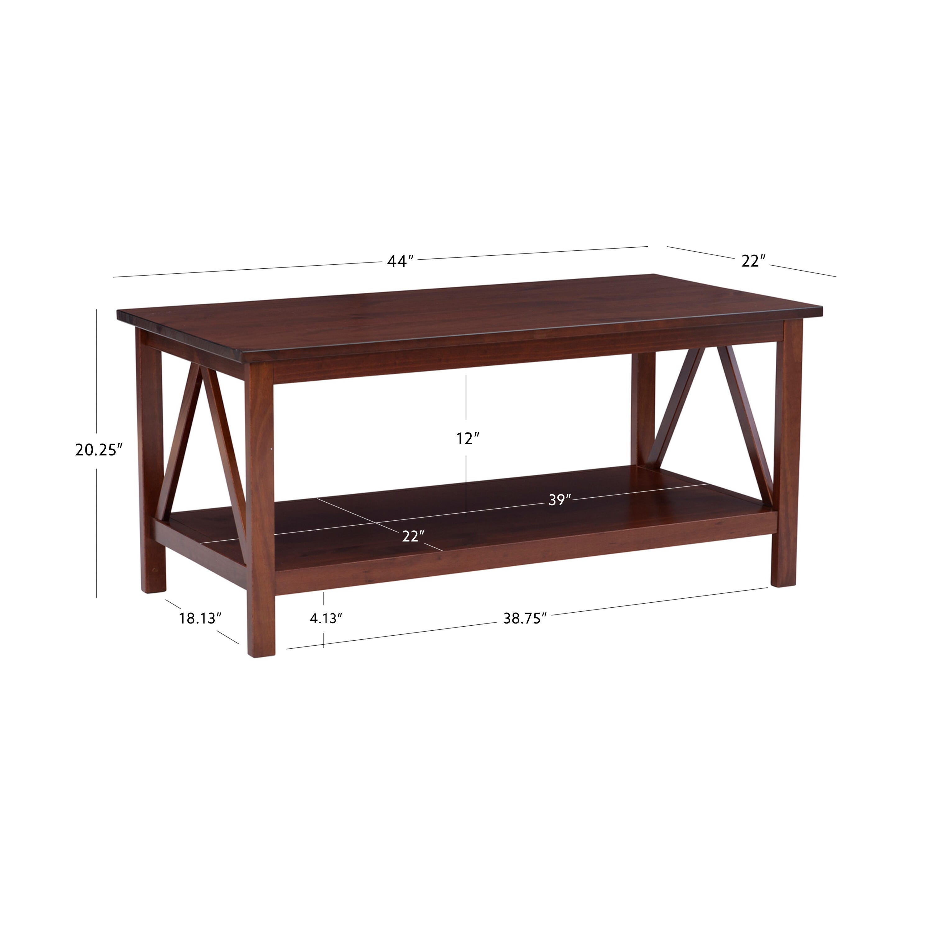 Linon Titian Coffee Table, , large