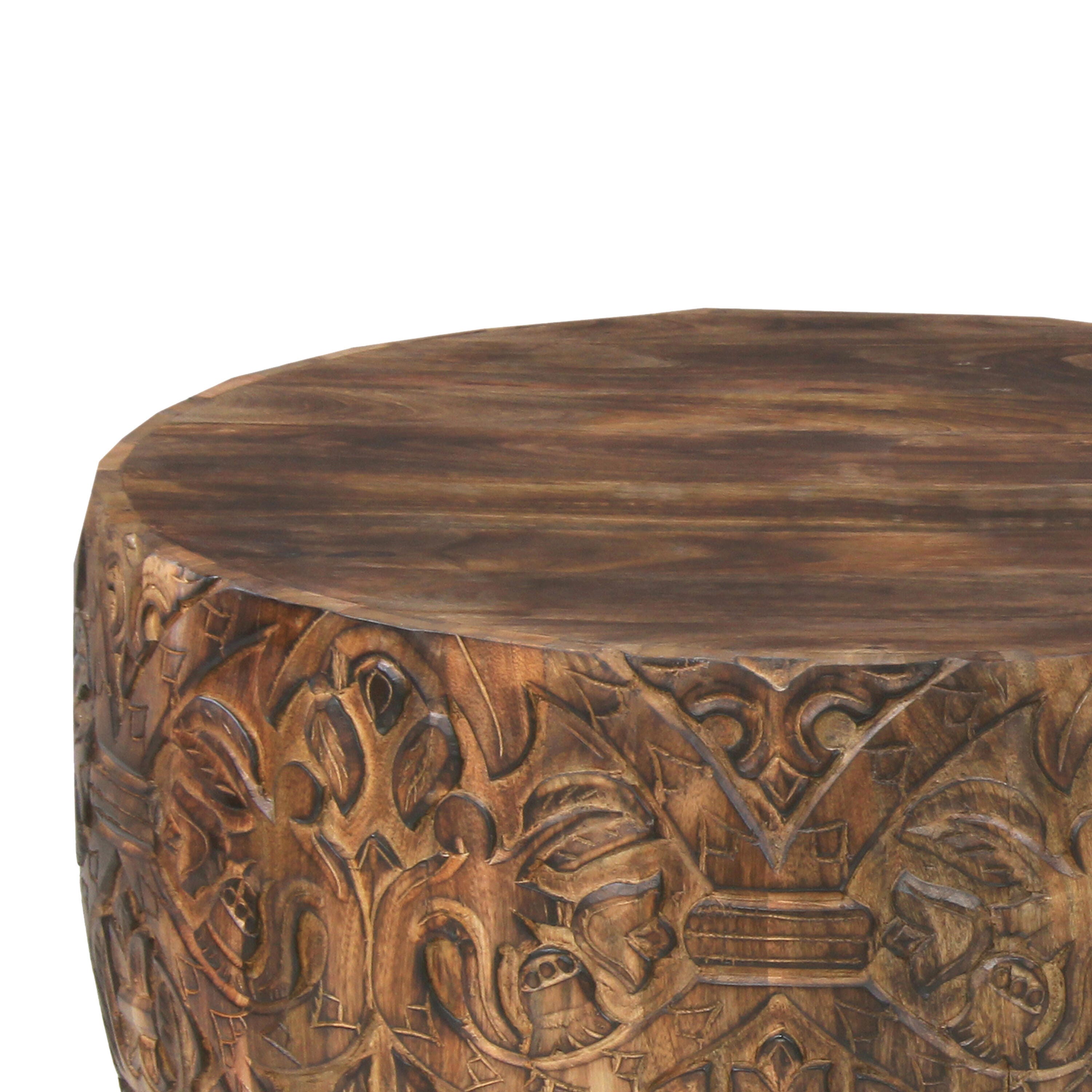 The Urban Port Rea Mango Wood Coffee Table, , large