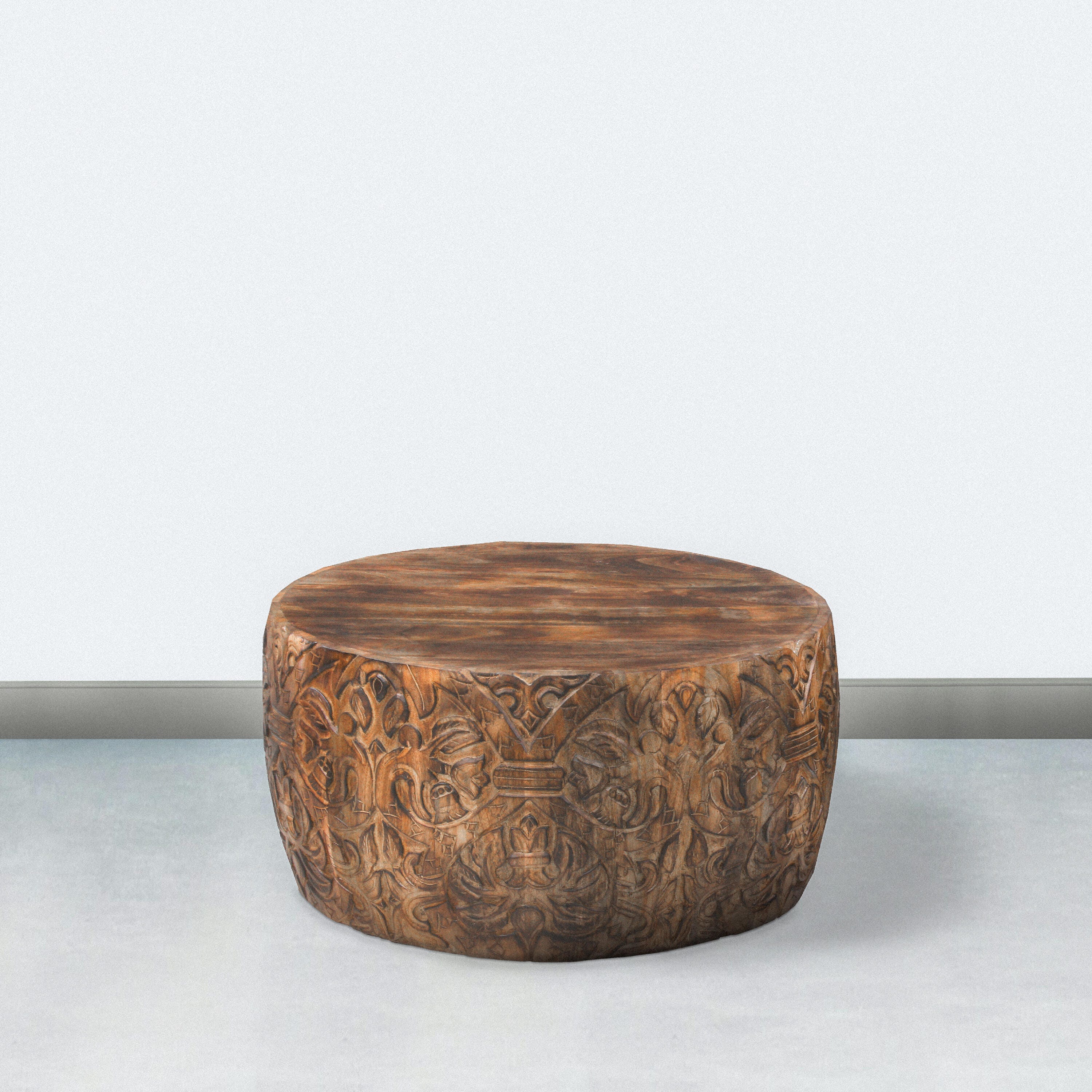 The Urban Port Rea Mango Wood Coffee Table, , large