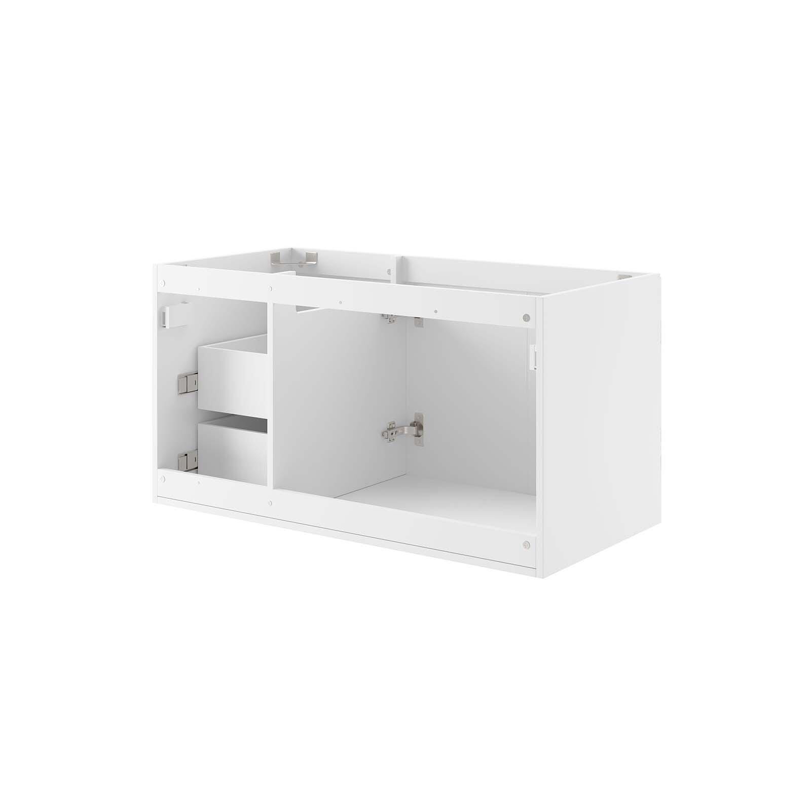 Vitality 36" Bathroom Vanity Cabinet (Sink Basin Not Included), White, large