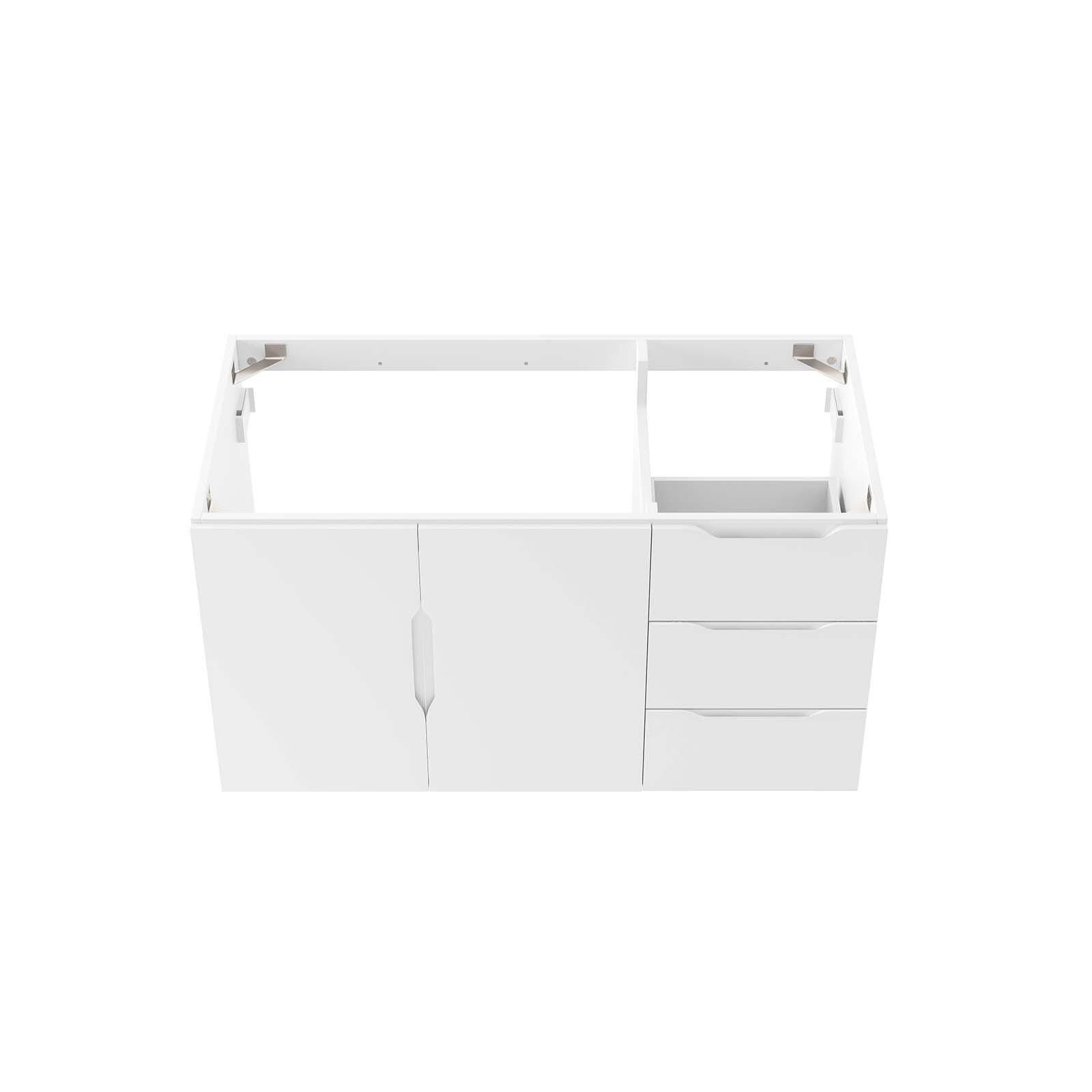 Vitality 36" Bathroom Vanity Cabinet (Sink Basin Not Included), White, large