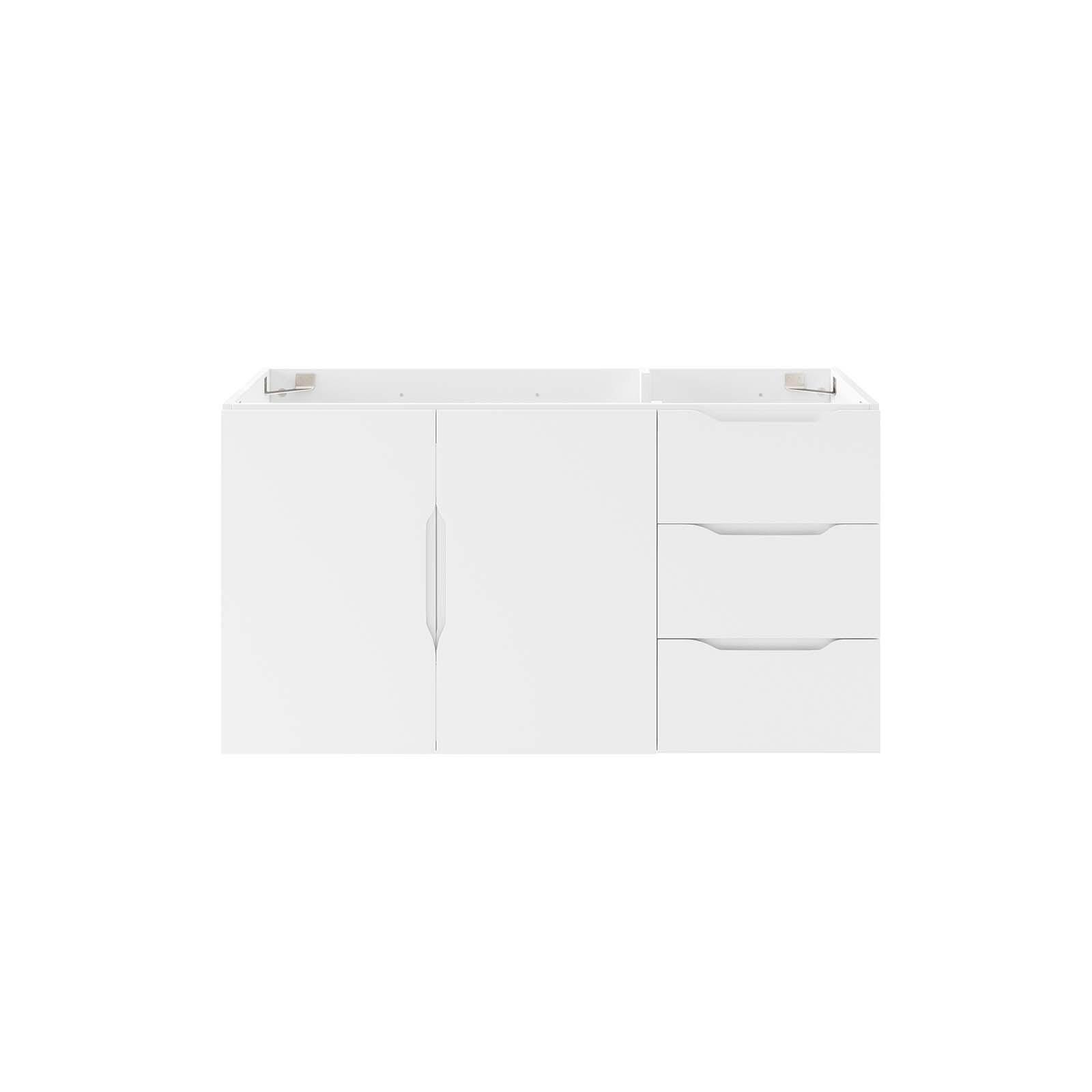 Vitality 36" Bathroom Vanity Cabinet (Sink Basin Not Included), White, large