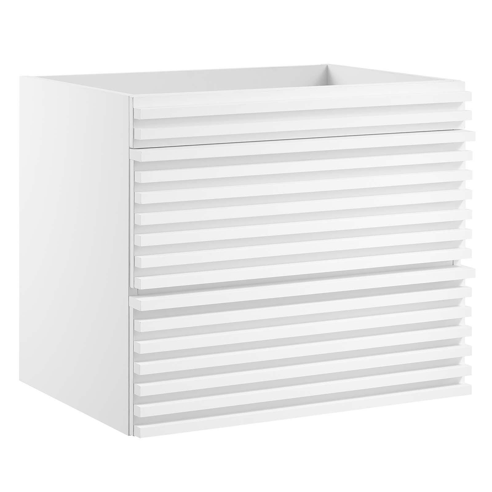 Render 24" Wall-Mount Bathroom Vanity Cabinet, White, large