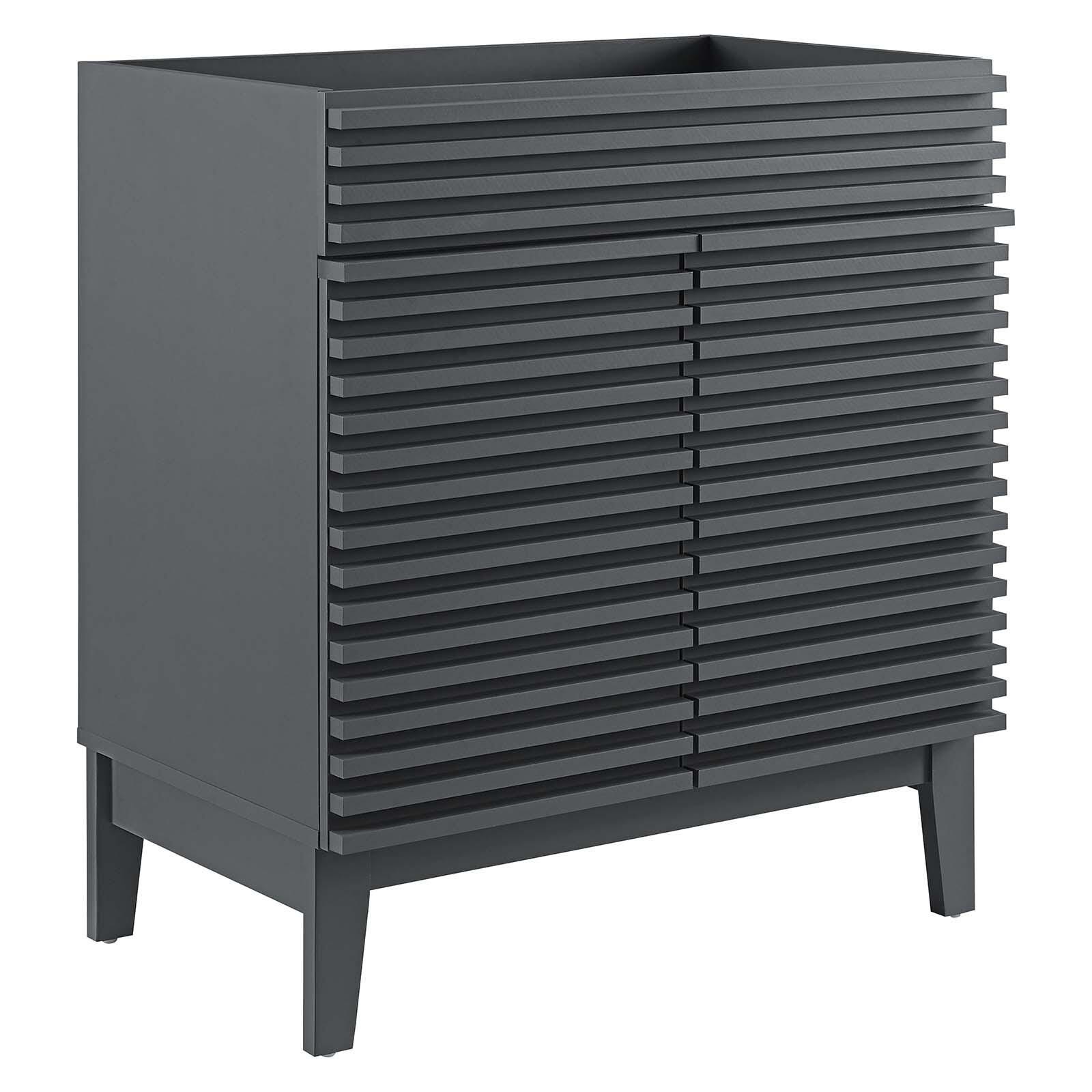 Render 30" Bathroom Vanity Cabinet, Gray, large