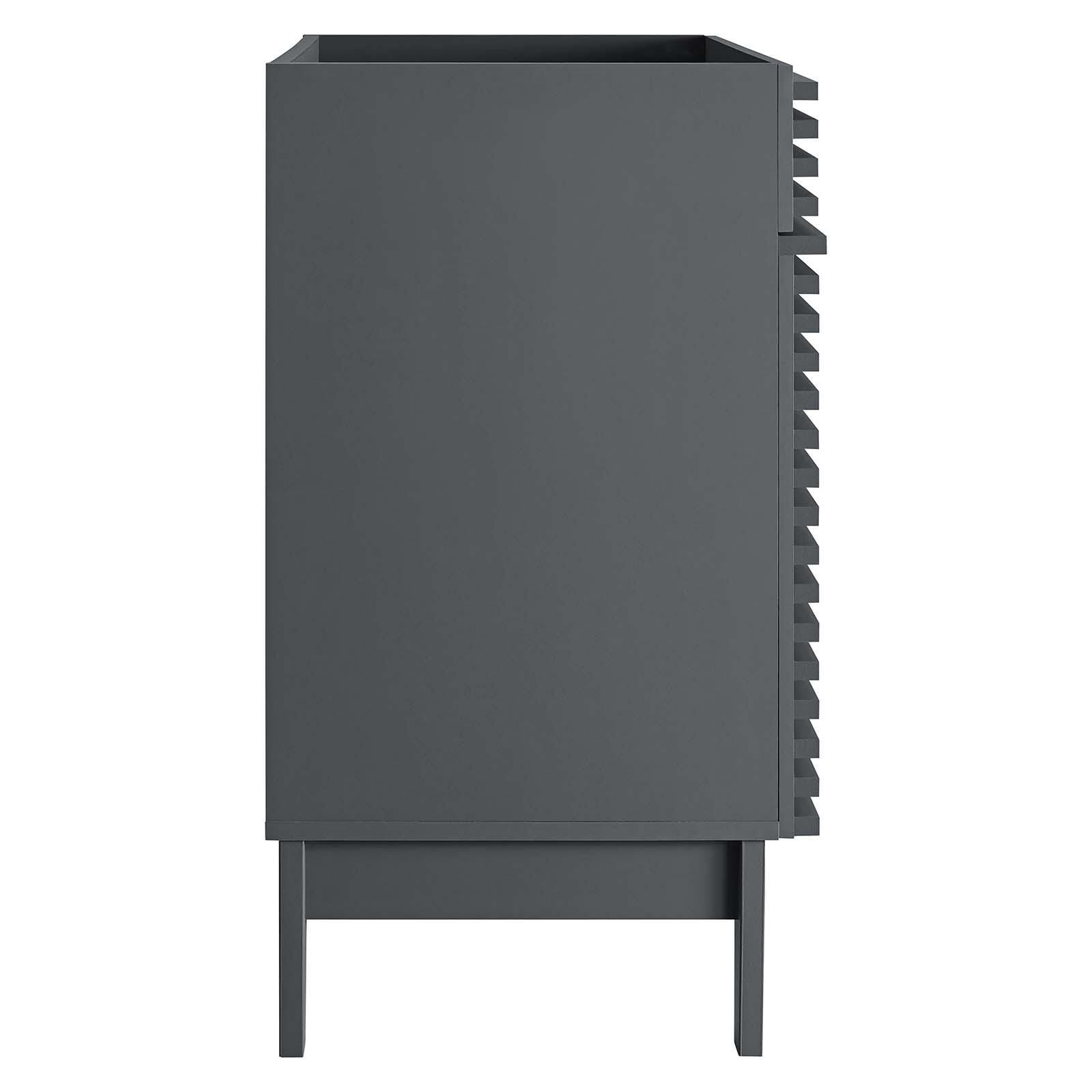 Modway Render 30" Bathroom Vanity Cabinet, Gray, large