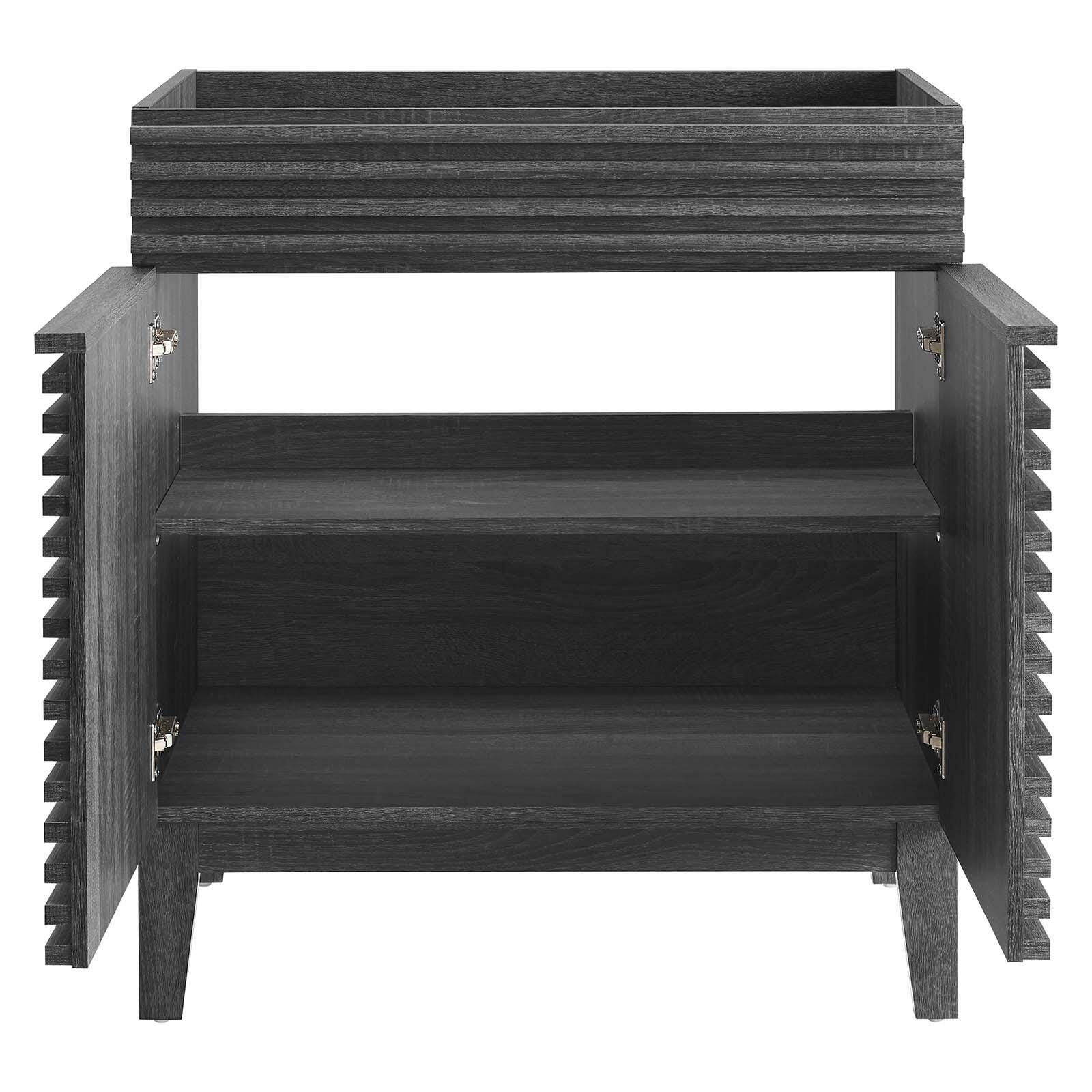 Render 30" Bathroom Vanity Cabinet, Charcoal, large